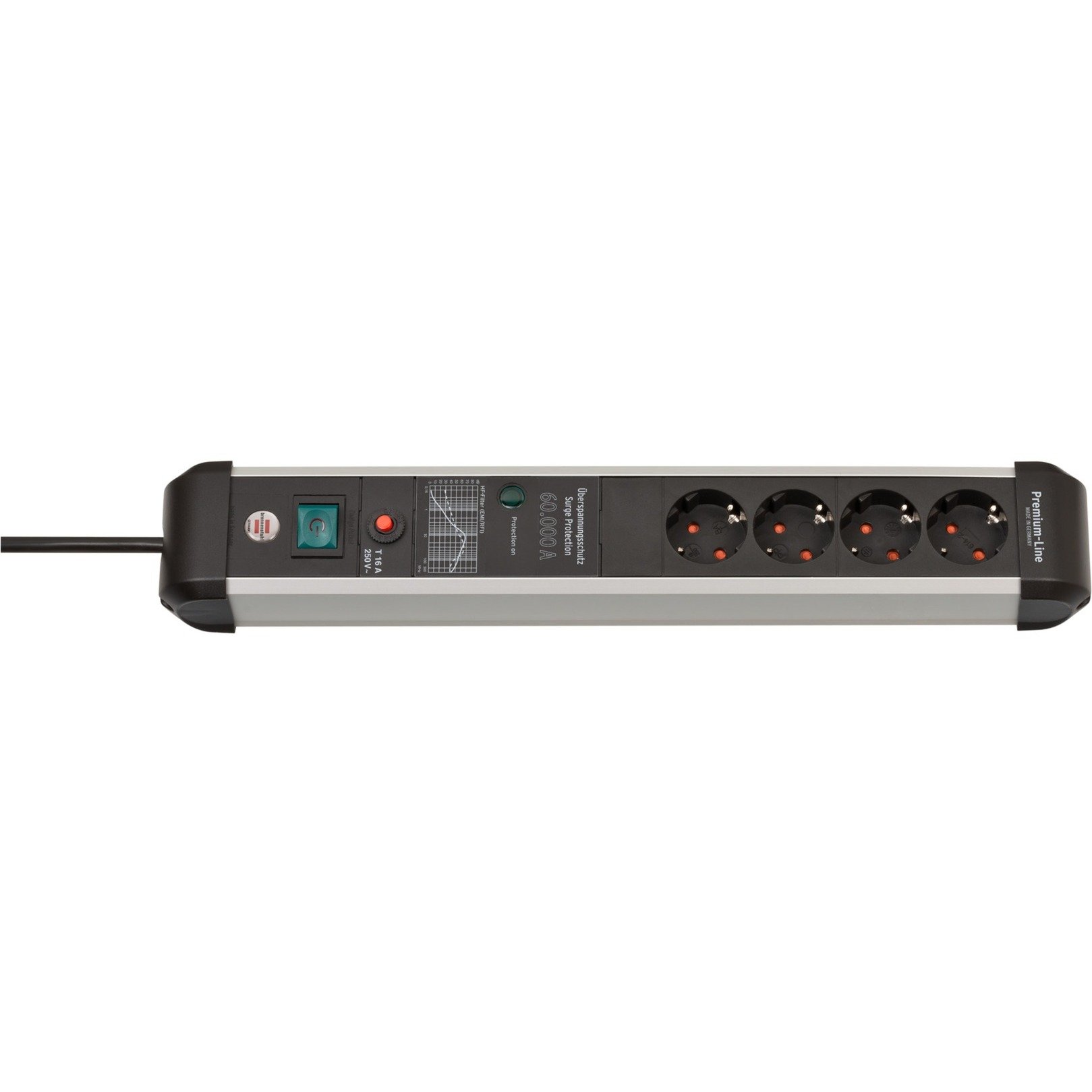 Brennenstuhl Premium-Protect-Line Steckdosenleiste 4-fach | 04007123677085 Brennenstuhl Premium-Protect-Line Steckdosenleiste 4-fach | 04007123677085