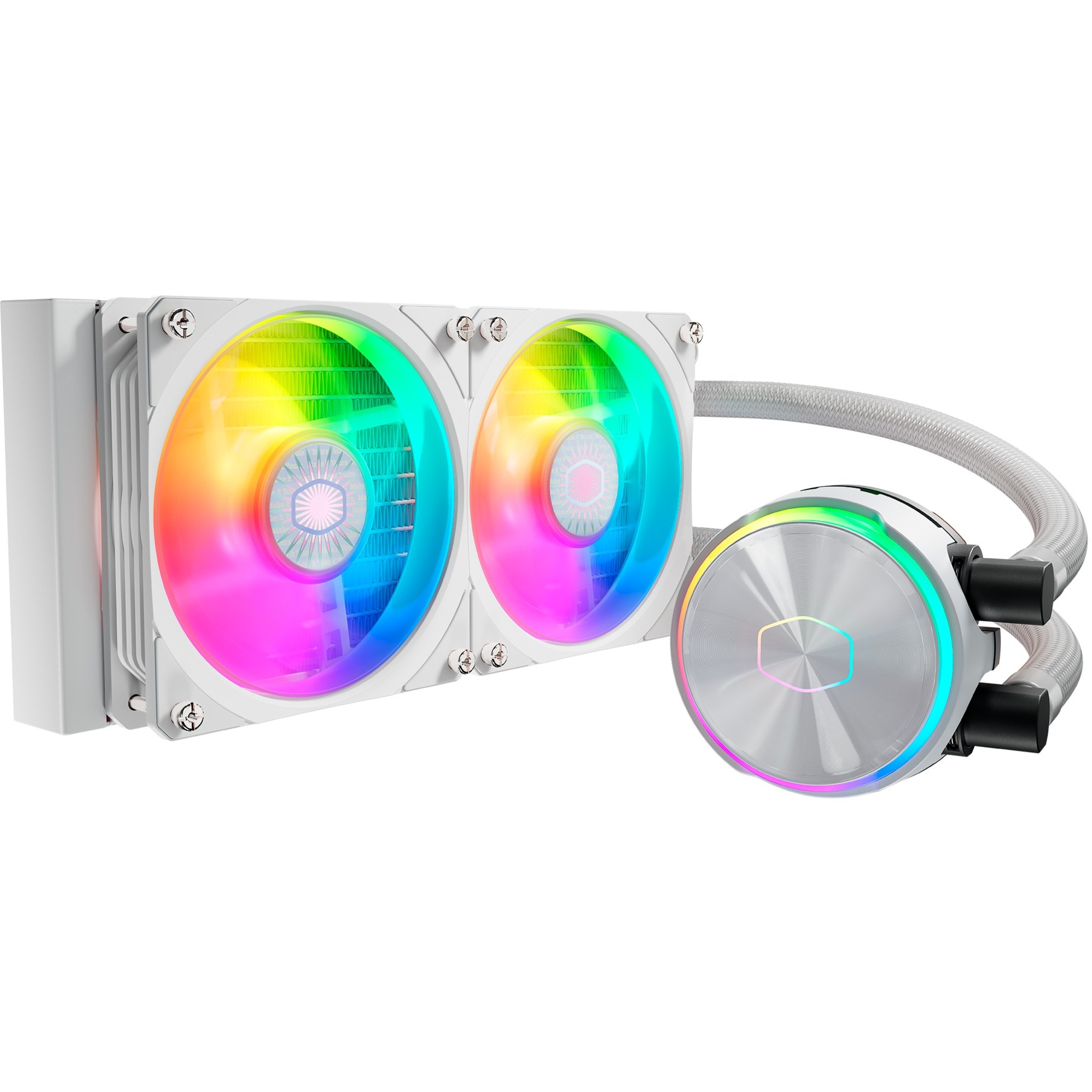 PL240 Flux White Edition 240mm, Wasserkühlung