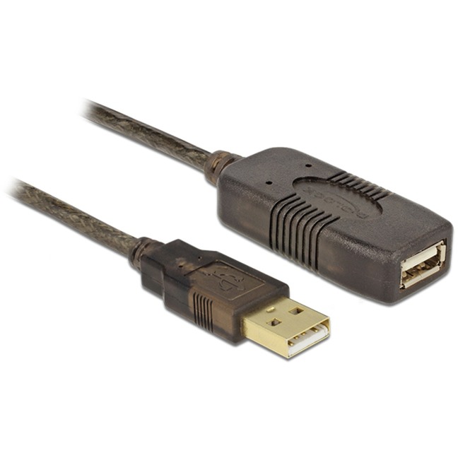 USB 2.0 Aktivverlängerungskabel, USB-A Stecker > USB-A Buchse