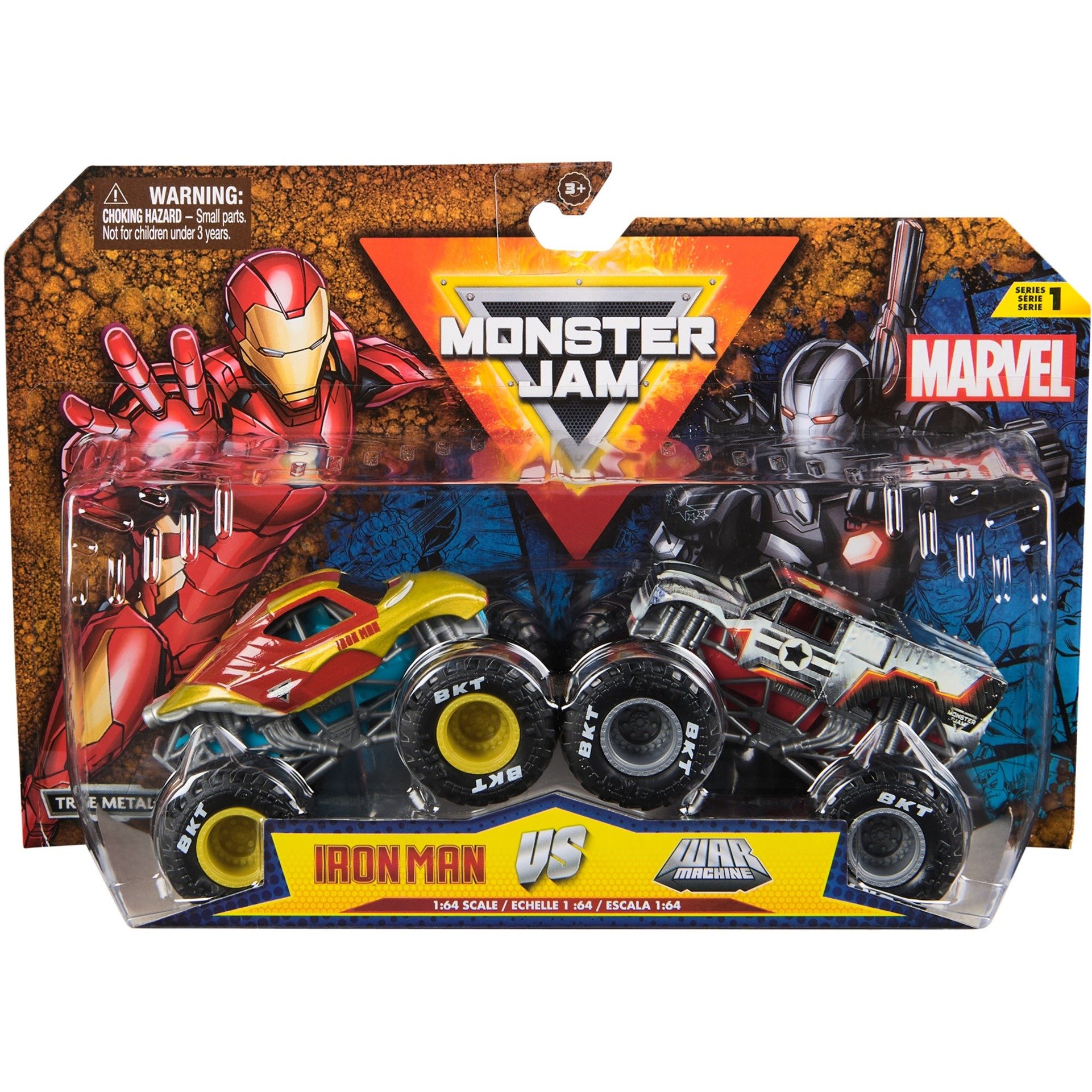 Spin Master Monster Jam 2er-Pack Iron Man vs. War Machine, Spielfahrzeug | 00681147026445 Spin Master Monster Jam 2er-Pack Iron Man vs. War Machine, Spielfahrzeug | 00681147026445