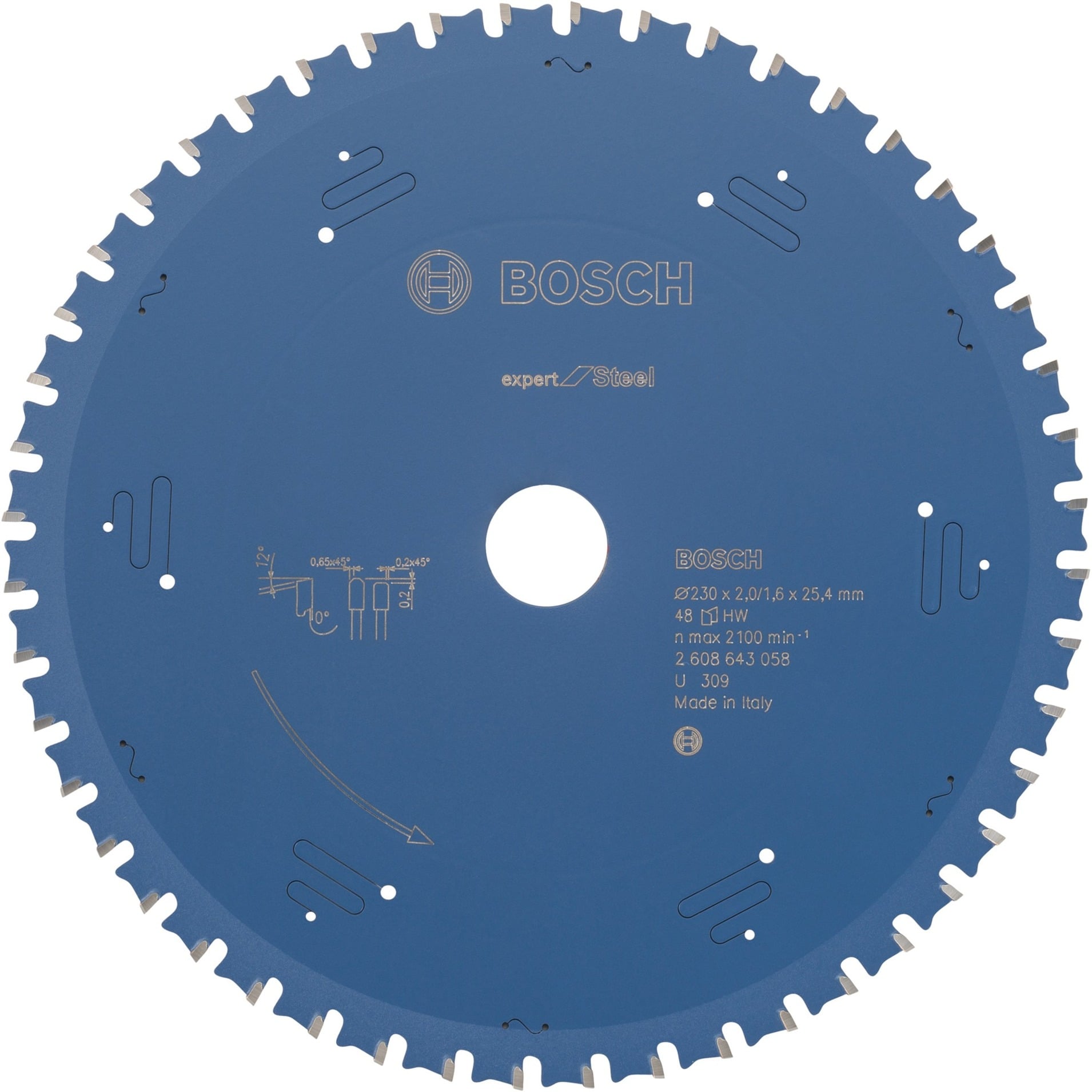 EXPERT Steel Kreissägeblatt, Ø 230mm, 48Z