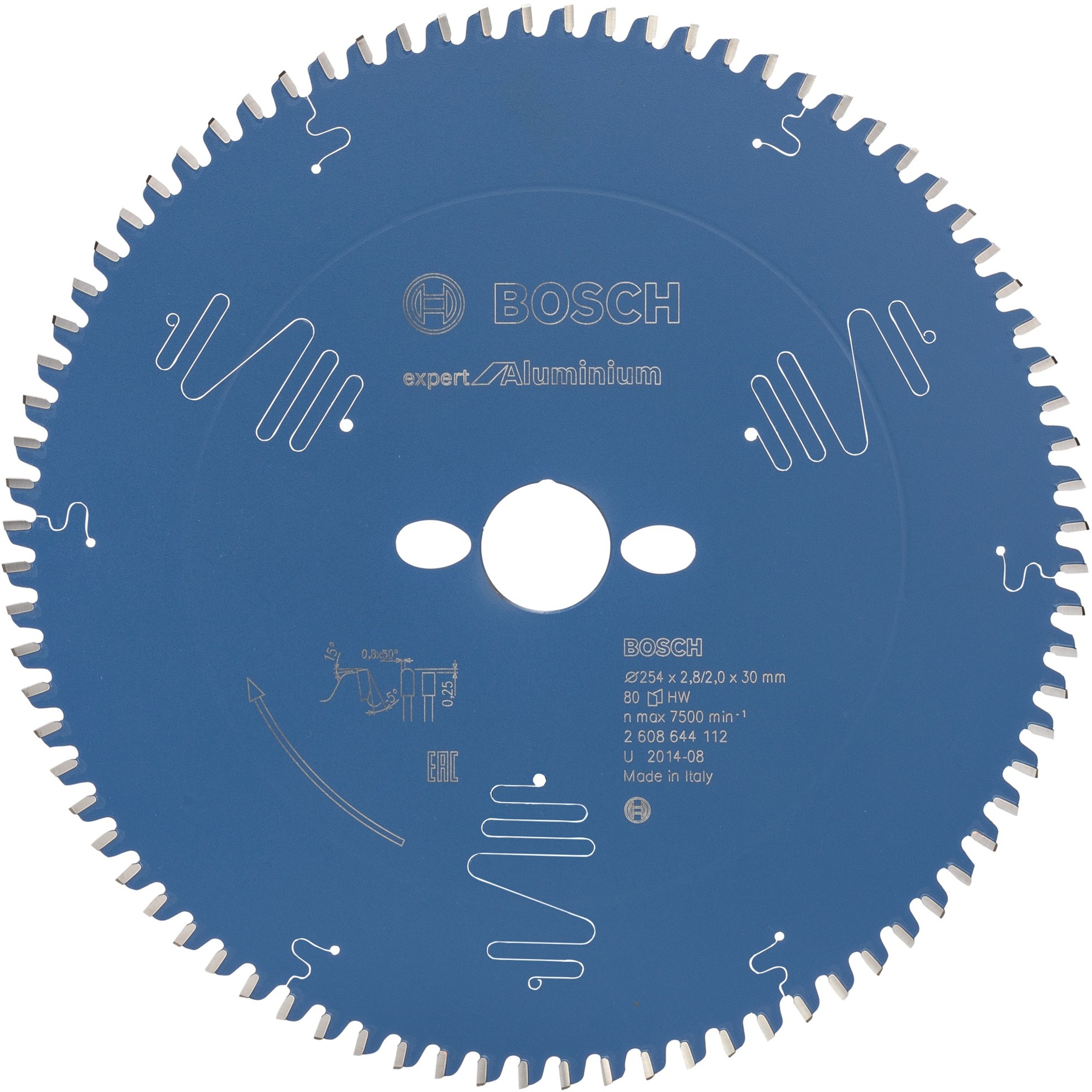 Kreissägeblatt Expert for Aluminium, Ø 254mm, 80Z