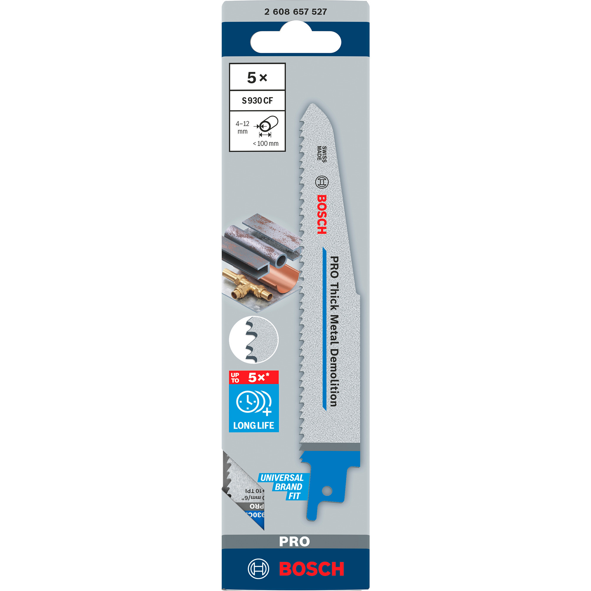 PRO Thick Metal Demolition Säbelsägeblatt S 930 CF, 5 Stück