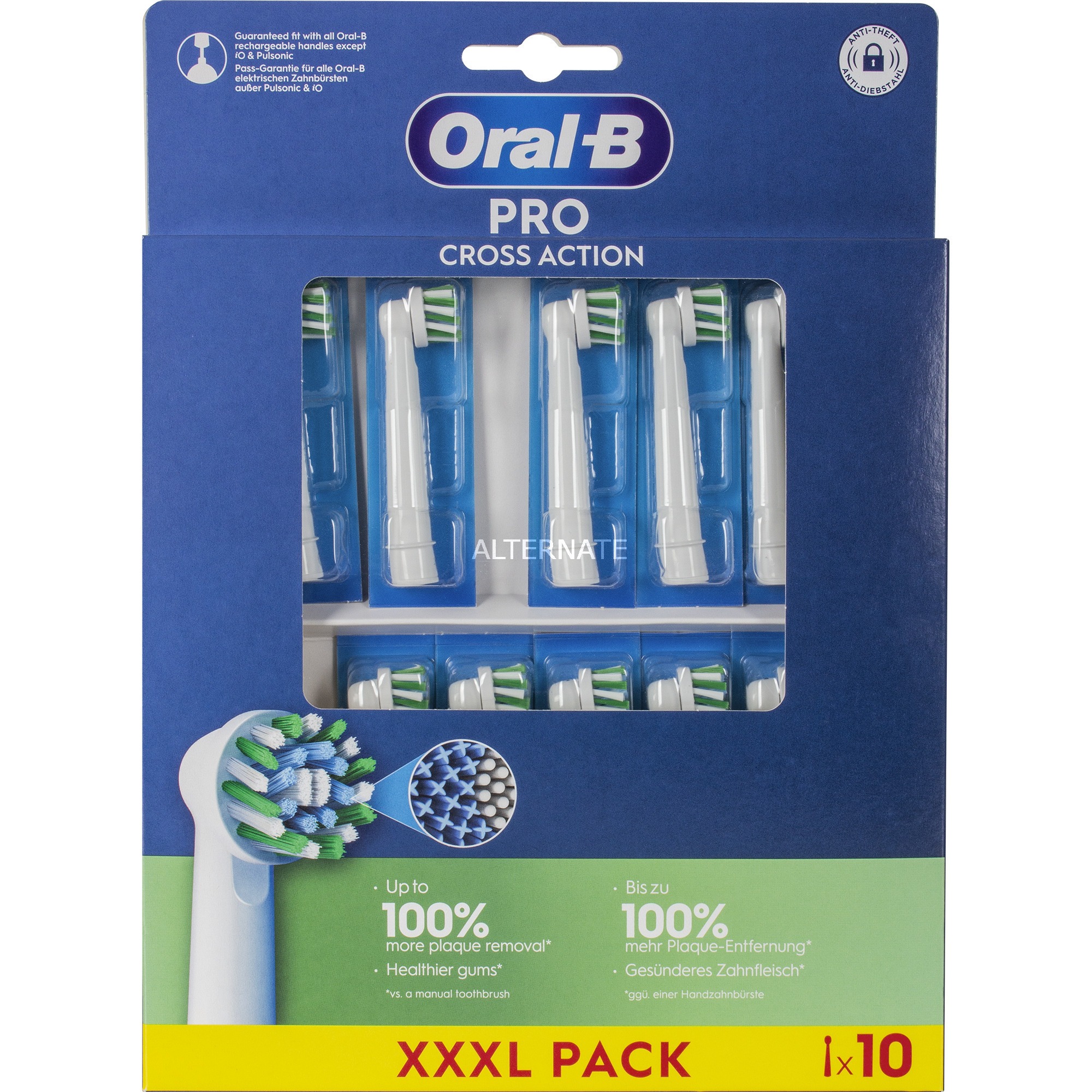 Oral-B Pro Cross Action Aufsteckbürsten 10er-Pack