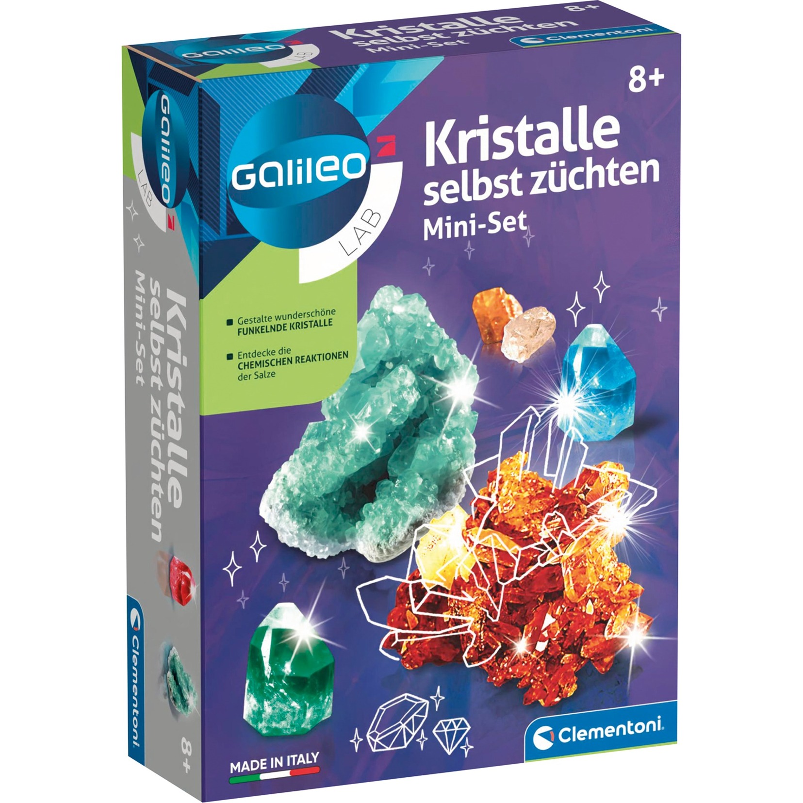 Clementoni Kristalle selbst züchten Mini-Set, Experimentierkasten | 08005125699360 Clementoni Kristalle selbst züchten Mini-Set, Experimentierkasten | 08005125699360