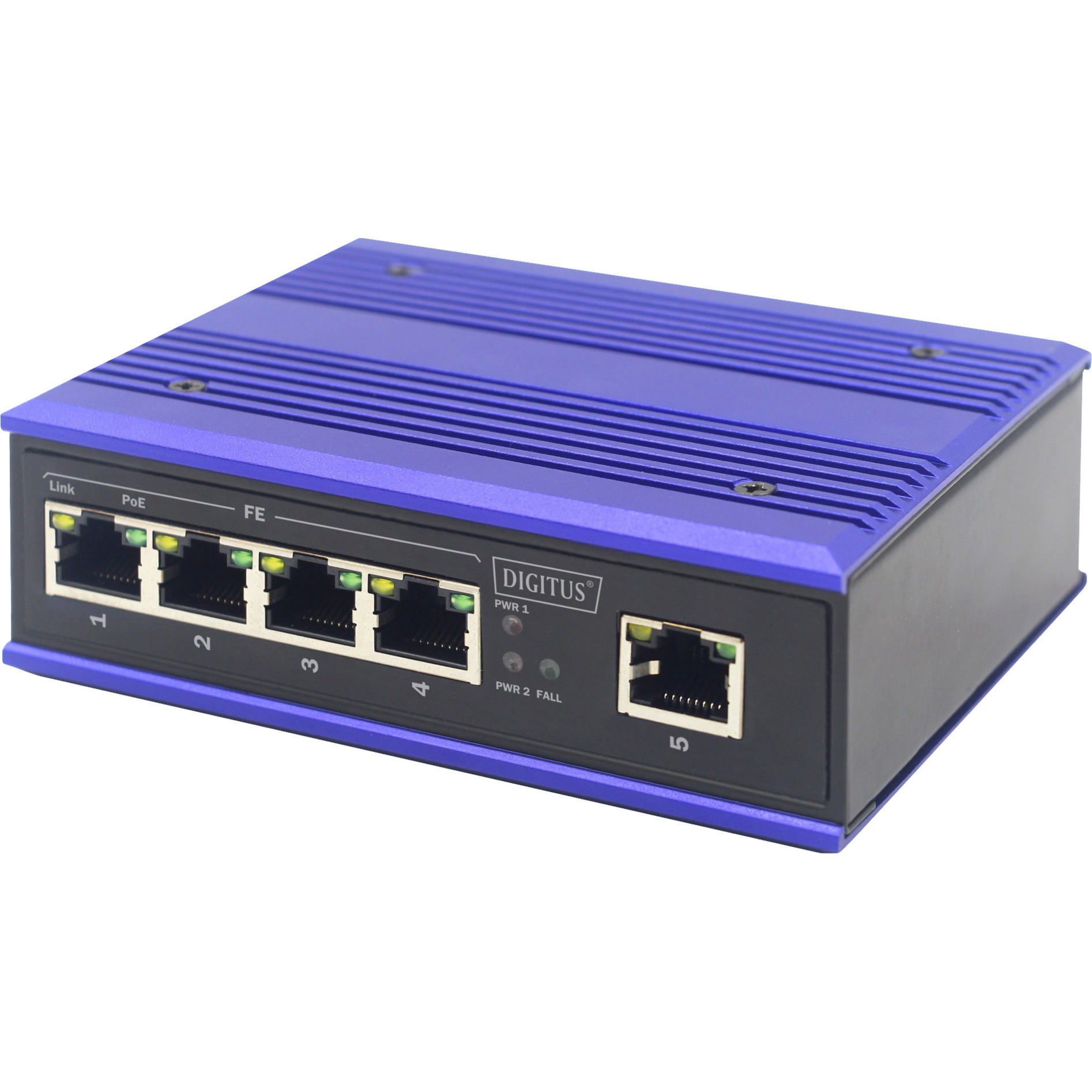 4 Port Fast Ethernet PoE ndustrial Unmanaged,, Switch