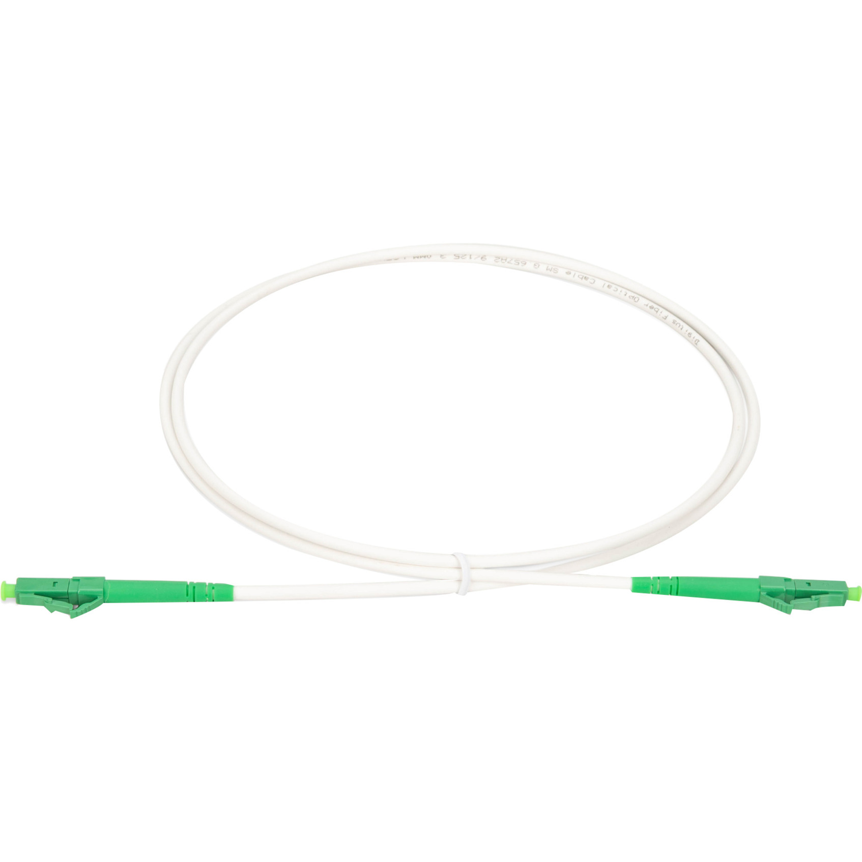 Glasfaser-Simplex-Patchkabel, stahlarmiert, Singlemode, LC/APC > LC/APC