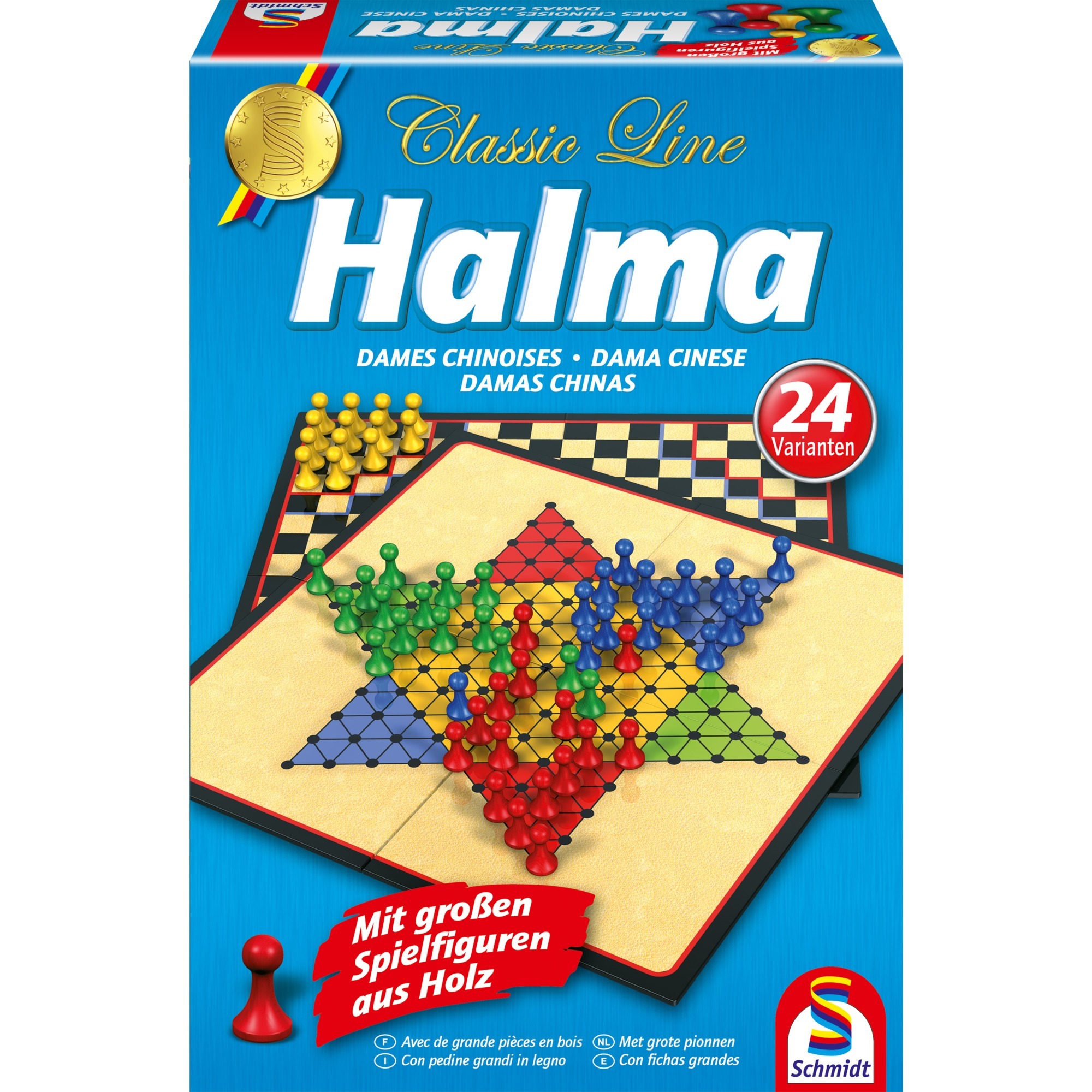 Schmidt Spiele Classic Line: Halma, Brettspiel | 04001504492175 Schmidt Spiele Classic Line: Halma, Brettspiel | 04001504492175