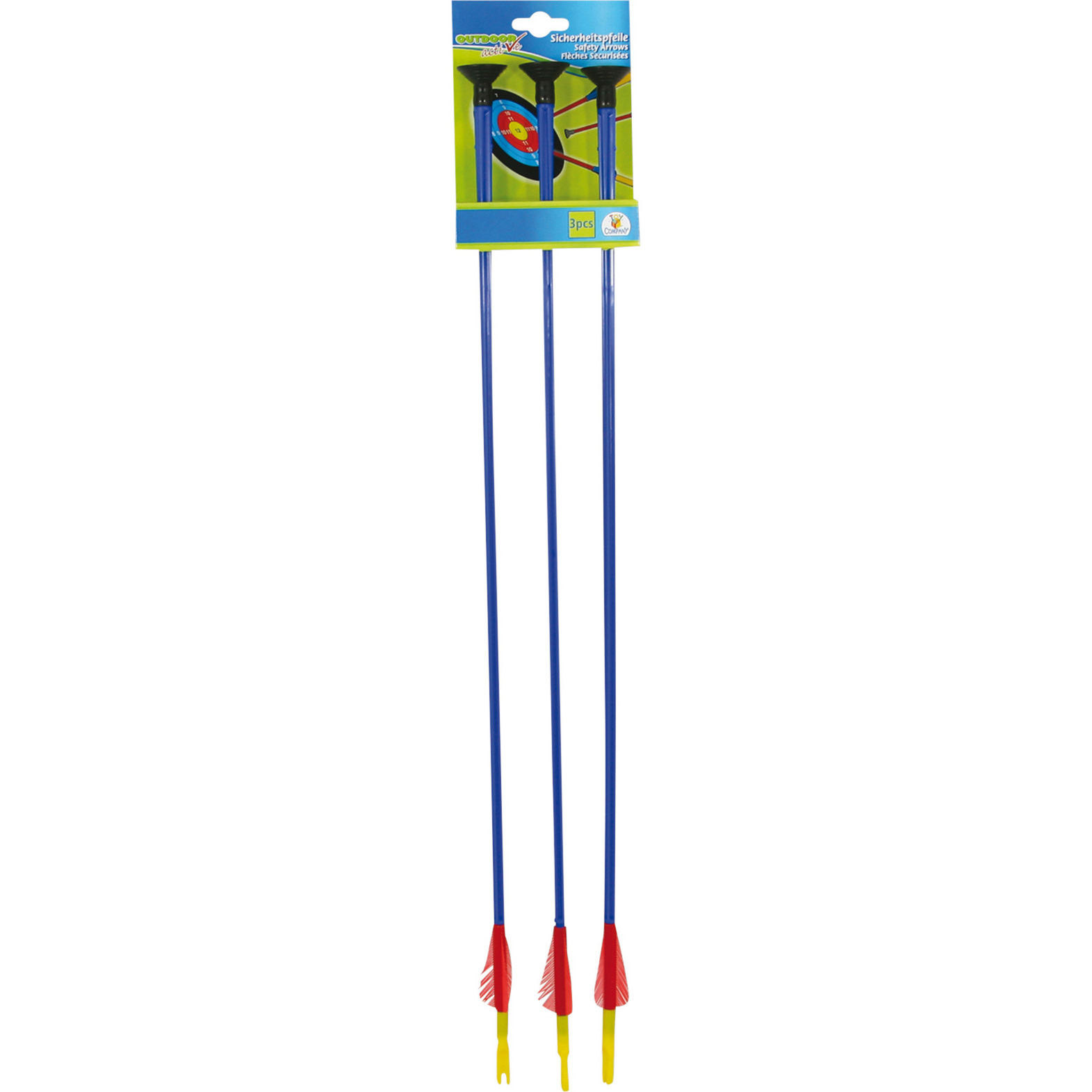 3 Pfeile mit Saugnapf Länge 59 cm, Spiel