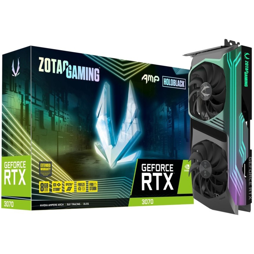 Zotac GeForce RTX 3070 AMP HOLO LHR, Grafikkarte | 04895173623424 Zotac GeForce RTX 3070 AMP HOLO LHR, Grafikkarte | 04895173623424