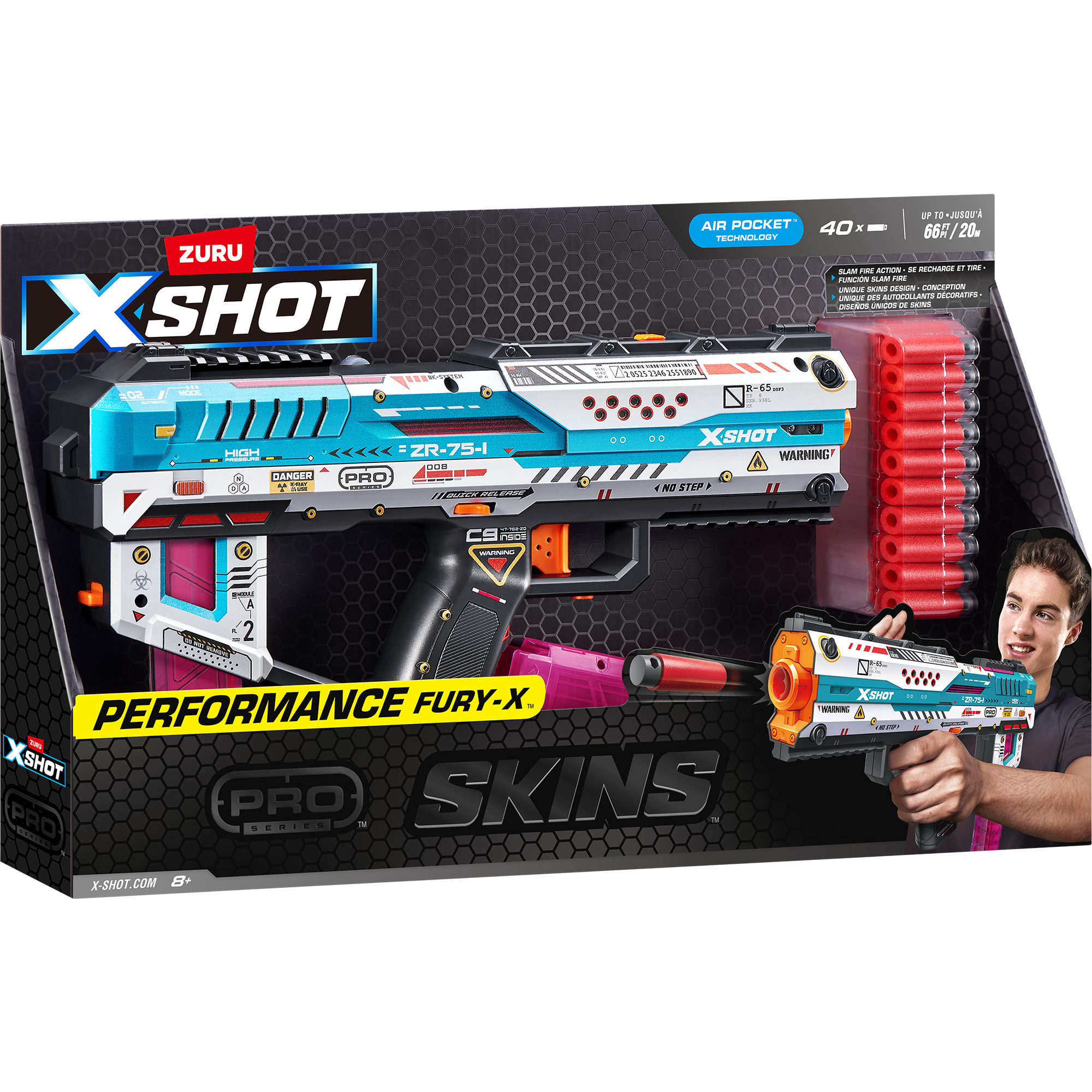 XSHOT Skins Fury-X, Dartblaster
