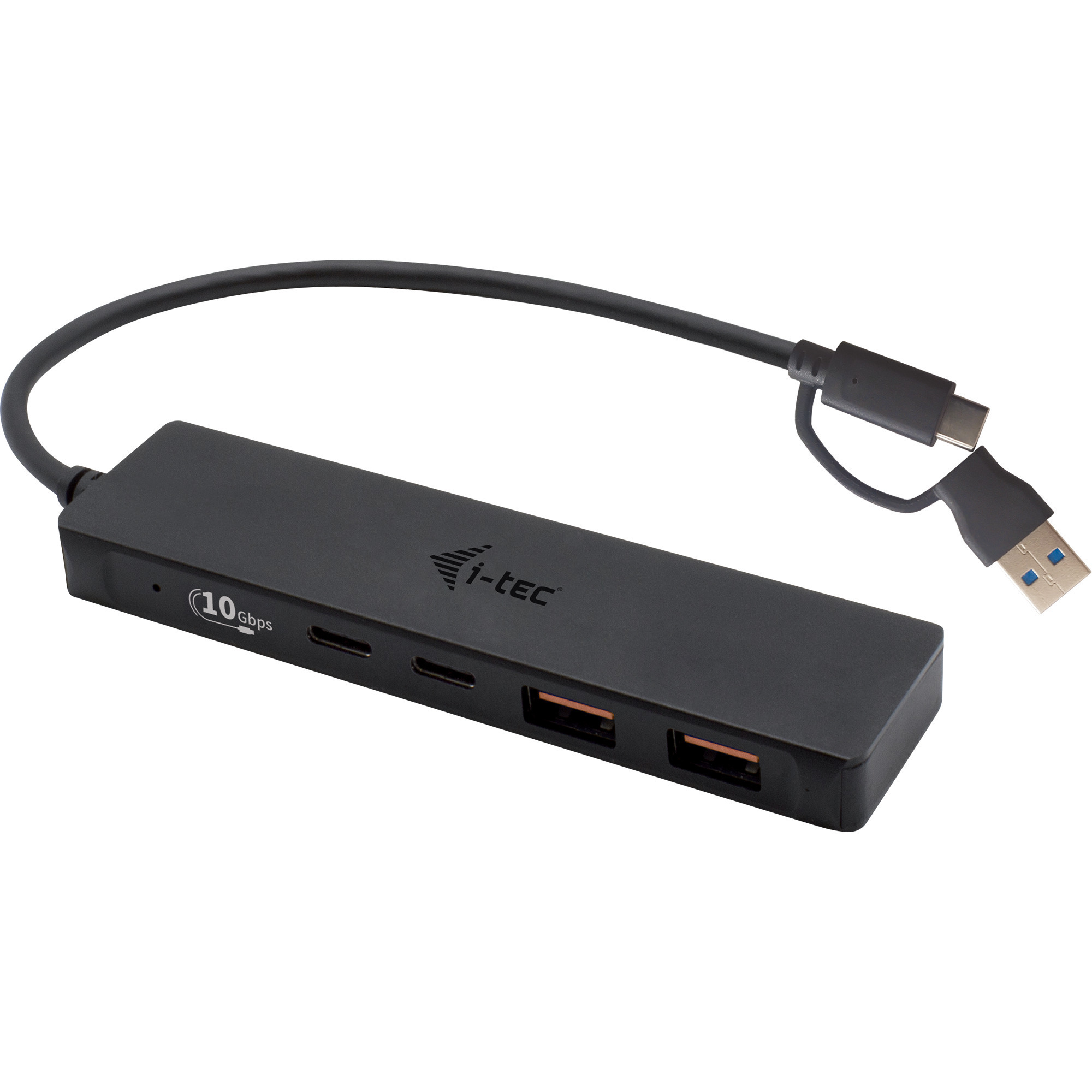 USB-C Metal HUB 2x USB 3.0 + 2x USB-C, USB-Hub