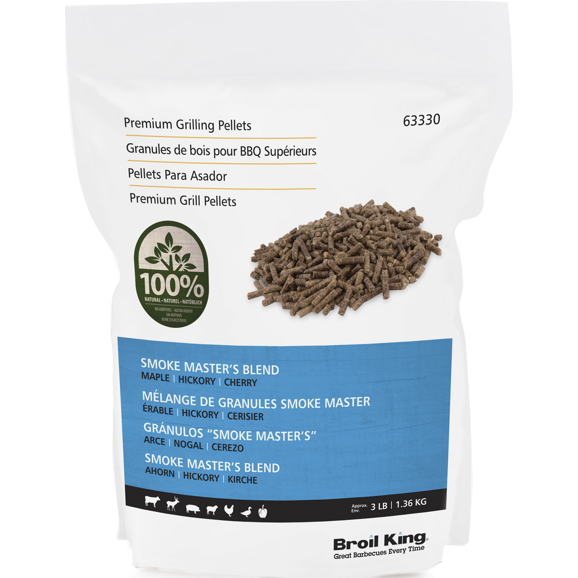 Smoke Master´s Blend Grillpellets 1,36kg, Brennstoff