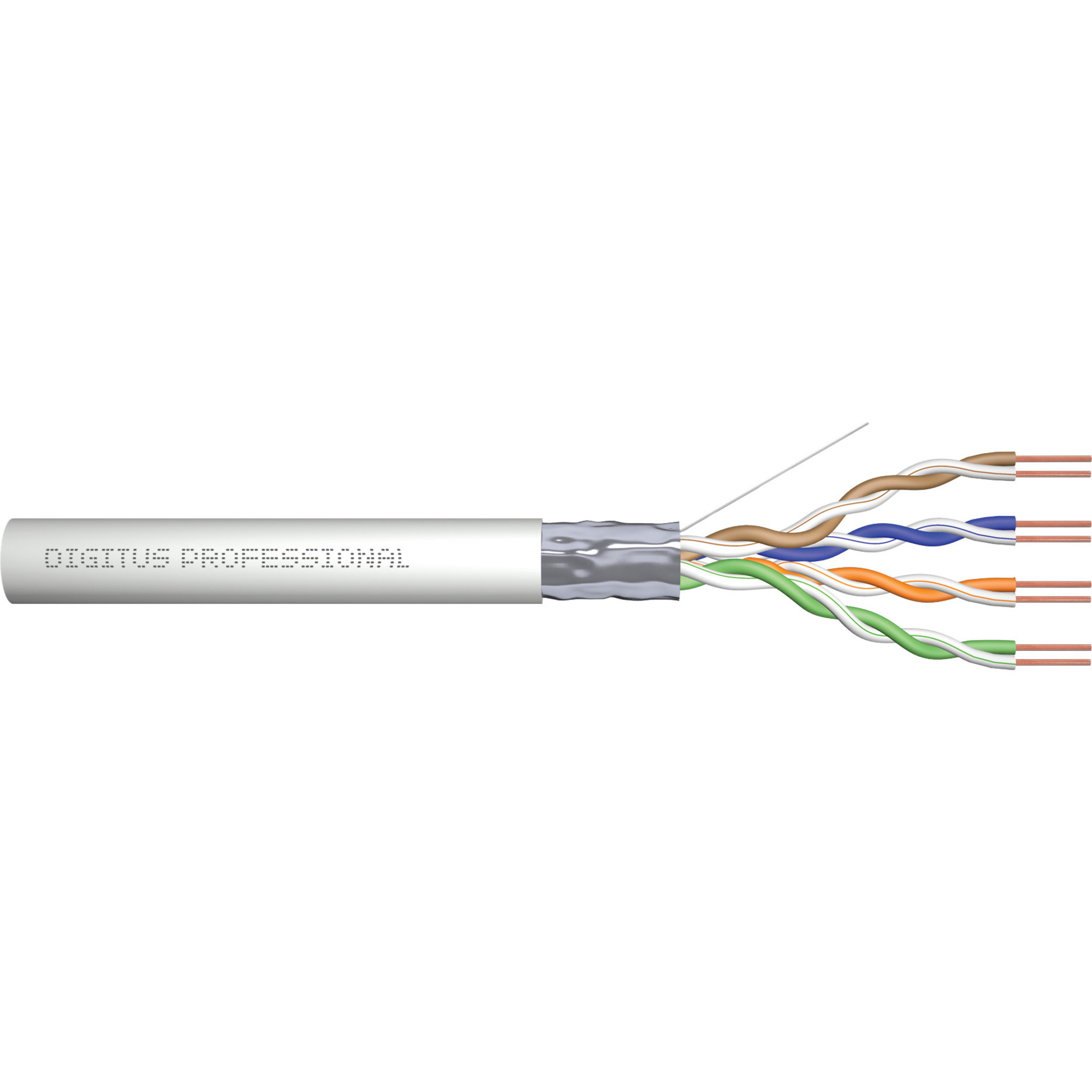 Professional Cat.5e F/UTP Verlegekabel simplex, Eca