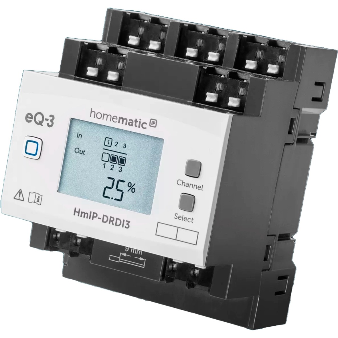 Dimmaktor für Hutschienenmontage – 3-fach (HmIP-DRDI3), Dimmer