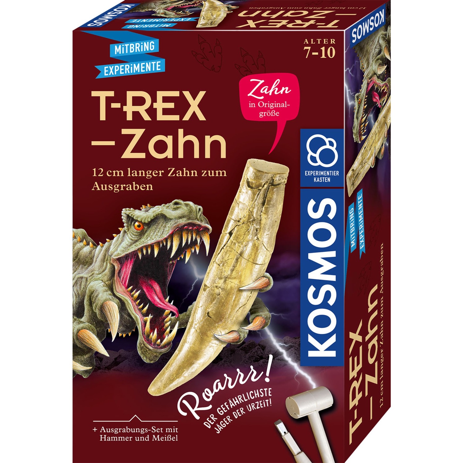 T-Rex Zahn, Experimentierkasten