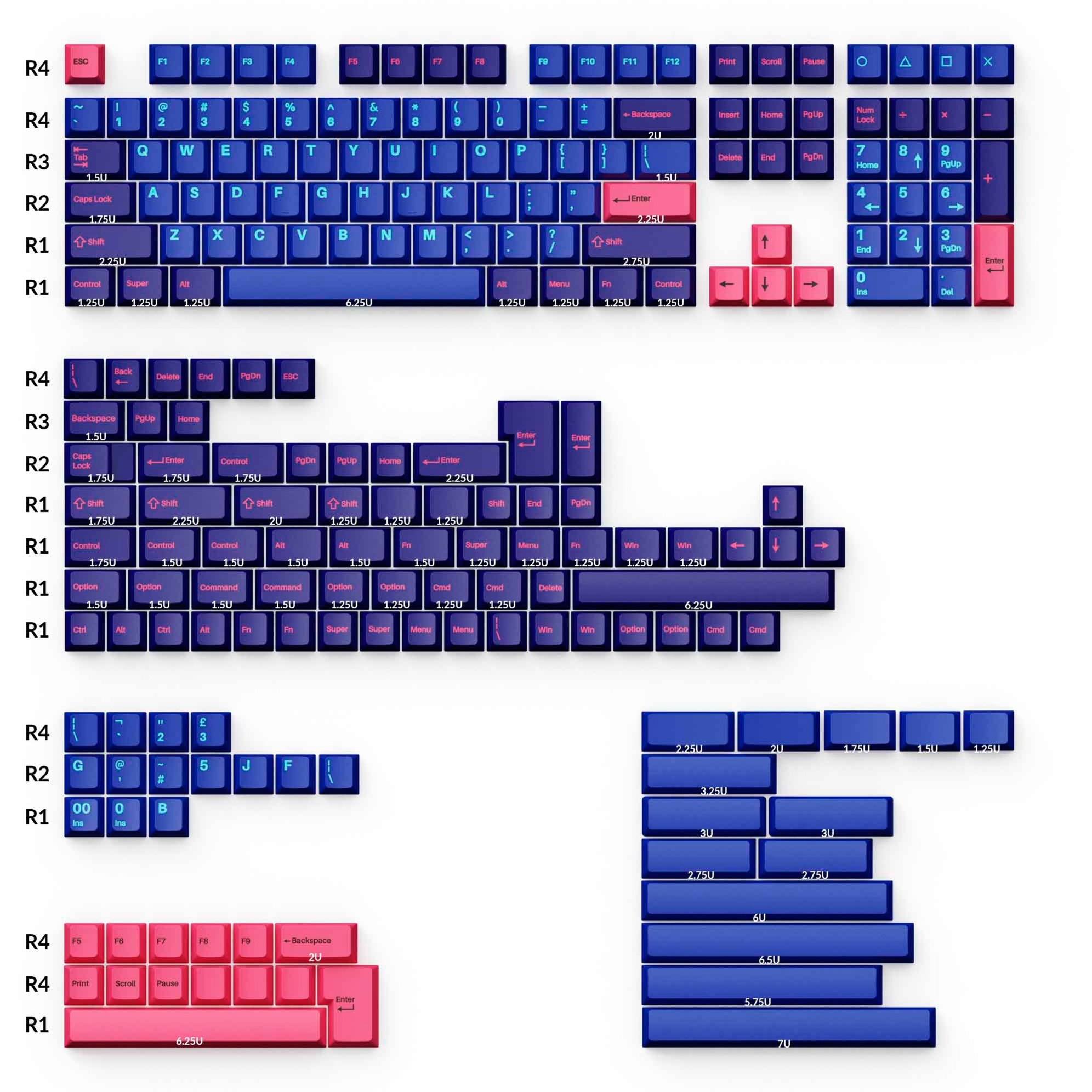 Keychron Cherry Profile Double-Shot PBT Full Keycap-Set – Player, Tastenkappe | 04895248818496 Keychron Cherry Profile Double-Shot PBT Full Keycap-Set – Player, Tastenkappe | 04895248818496