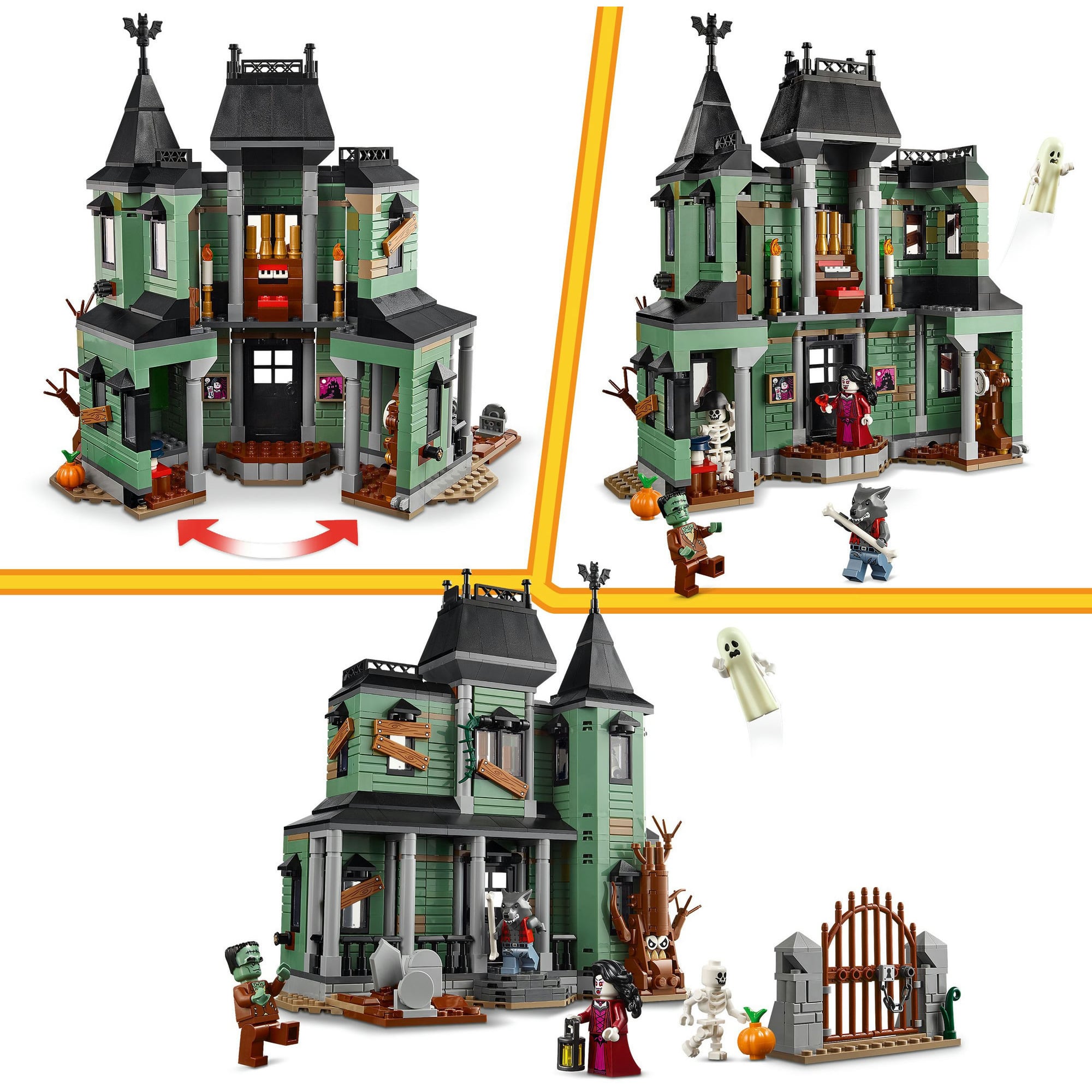 LEGO 31167 Creator 3-in-1 Geisterhaus, Konstruktionsspielzeug