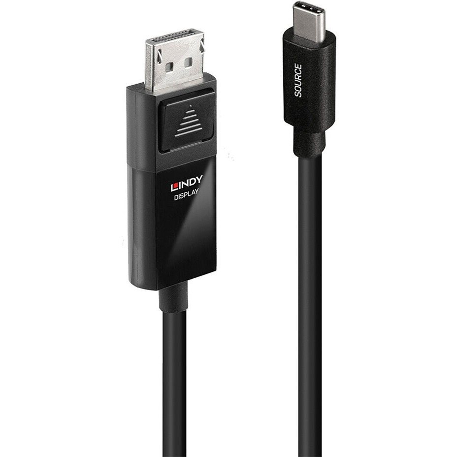 Lindy USB Adapterkabel 8K60, USB-C Stecker > DisplayPort Stecker | 04002888433426