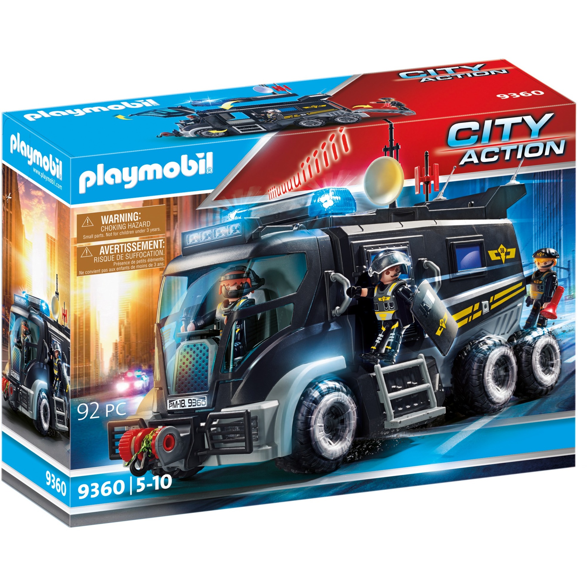 Spielzeug: PLAYMOBIL 9360 City Action - SEK-Truck