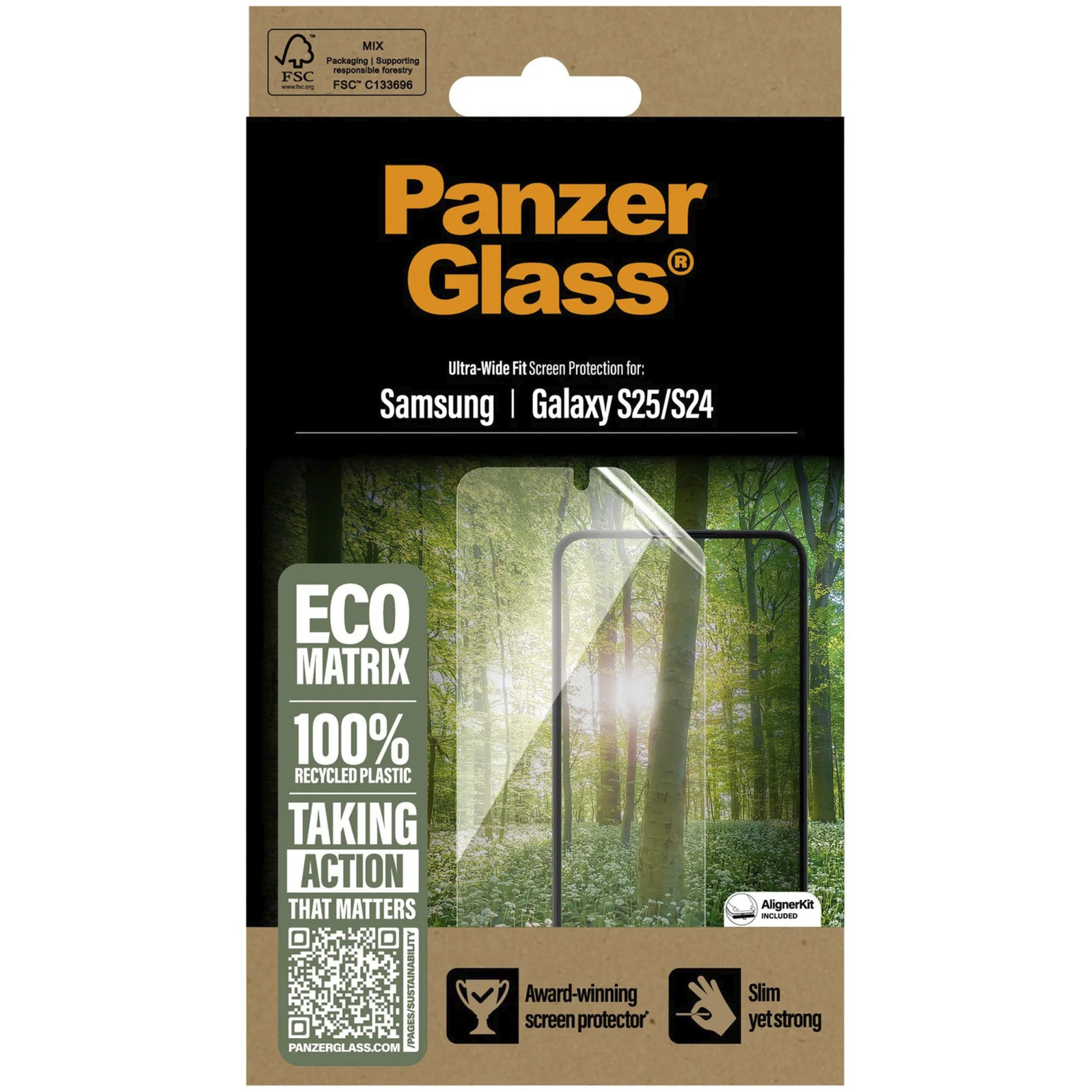 ECO MATRIX Displayschutz Ultra-Wide Fit, Schutzfolie