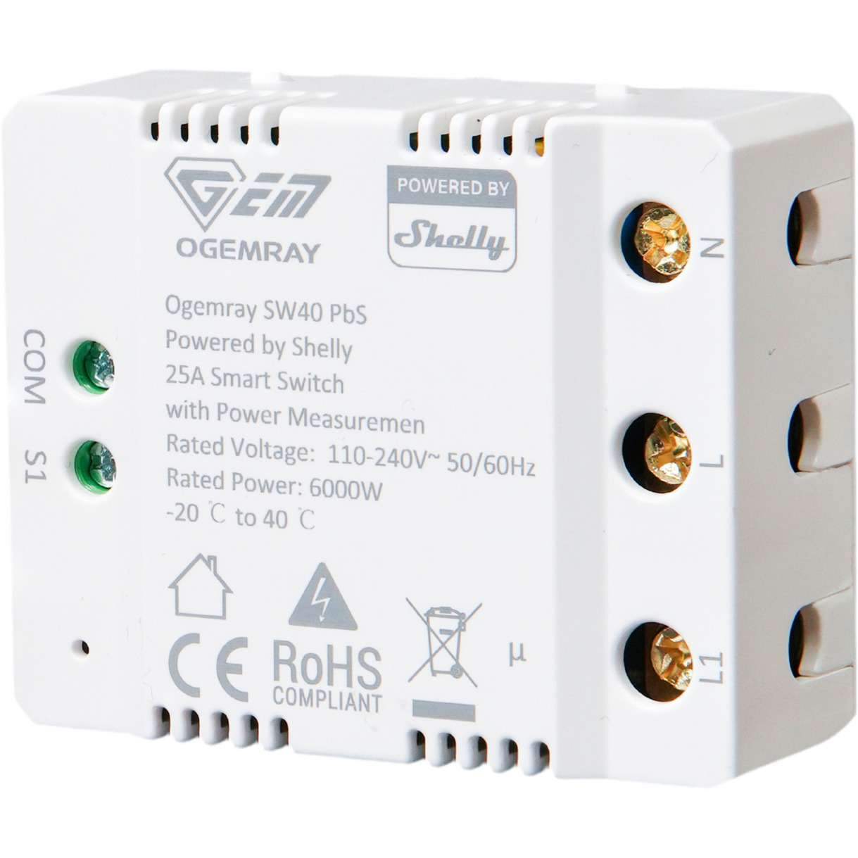 PbS Ogemray Smart Relay 25A, Relais