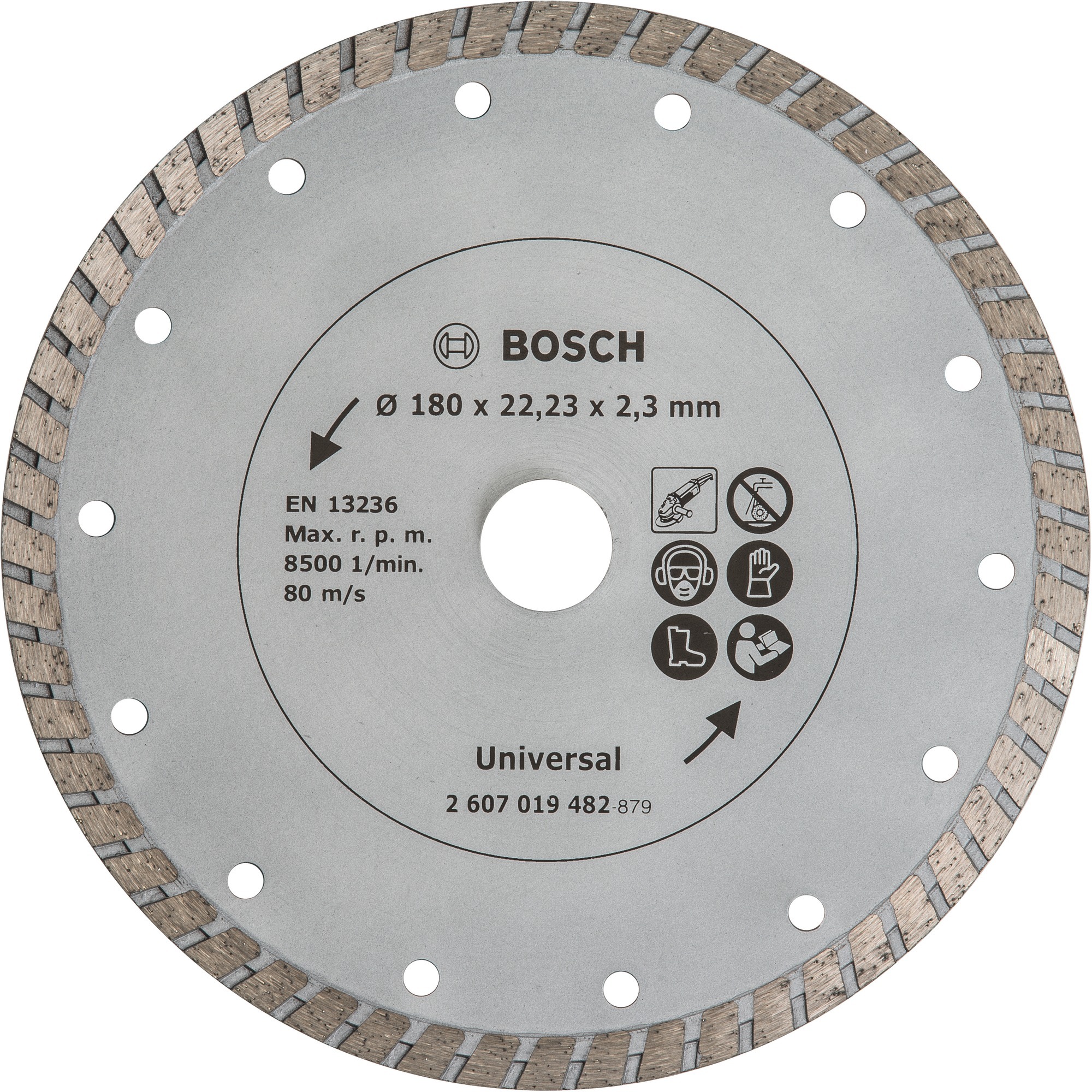 Diamanttrennscheibe Turbo, Ø 180mm