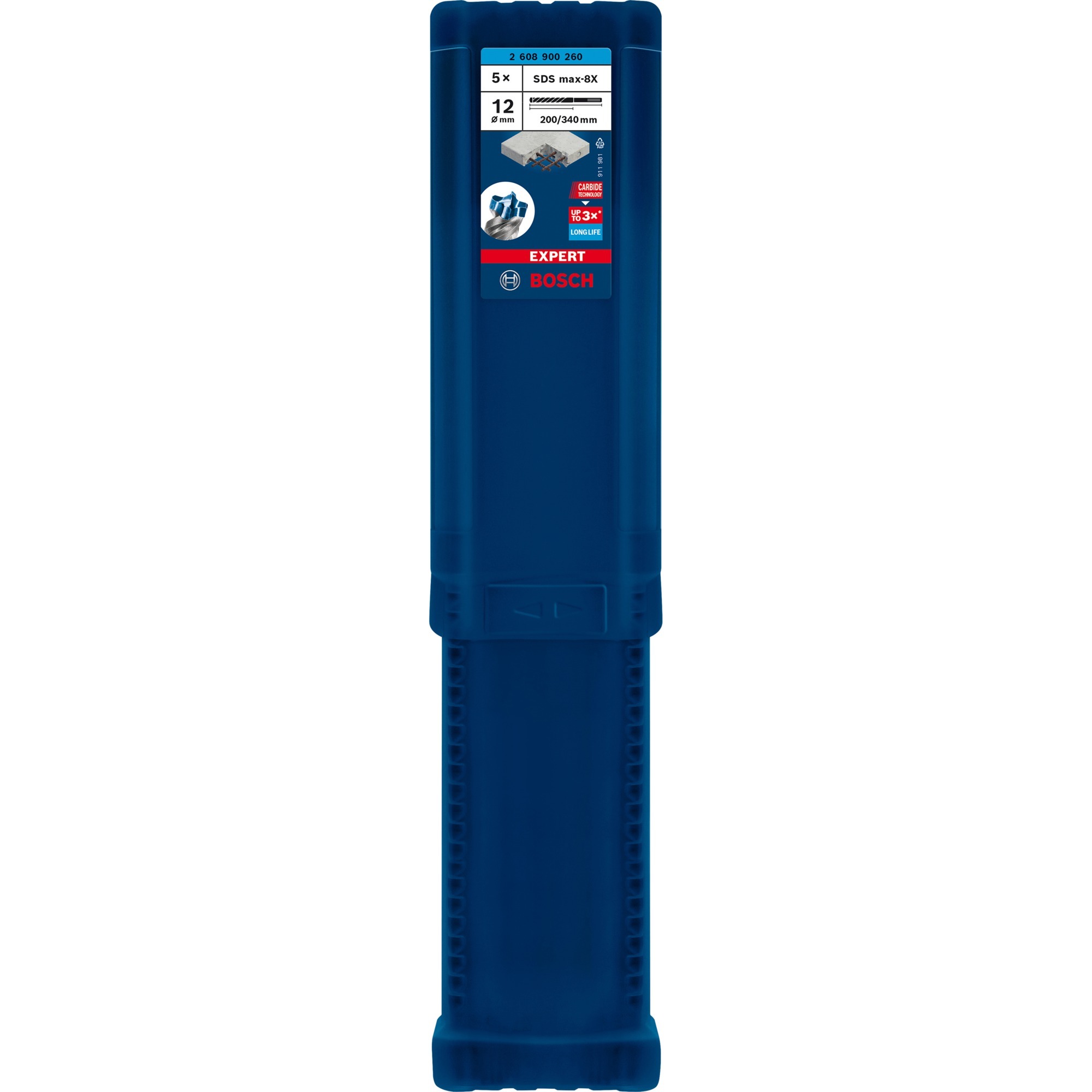EXPERT Hammerbohrer SDS-max-8X, Ø 12mm