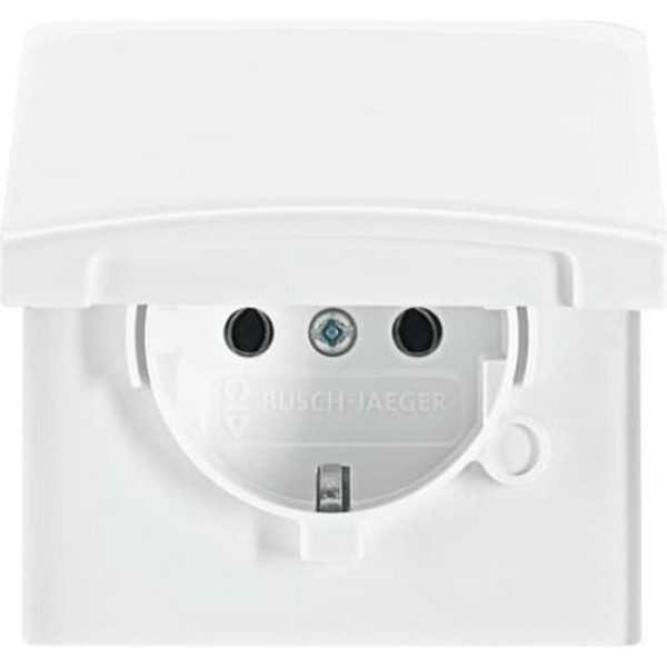 Schutzkontakt-Steckdosen-Einsatz Schuko Typ F Unterputz mit Durchschleiffunktion IP44