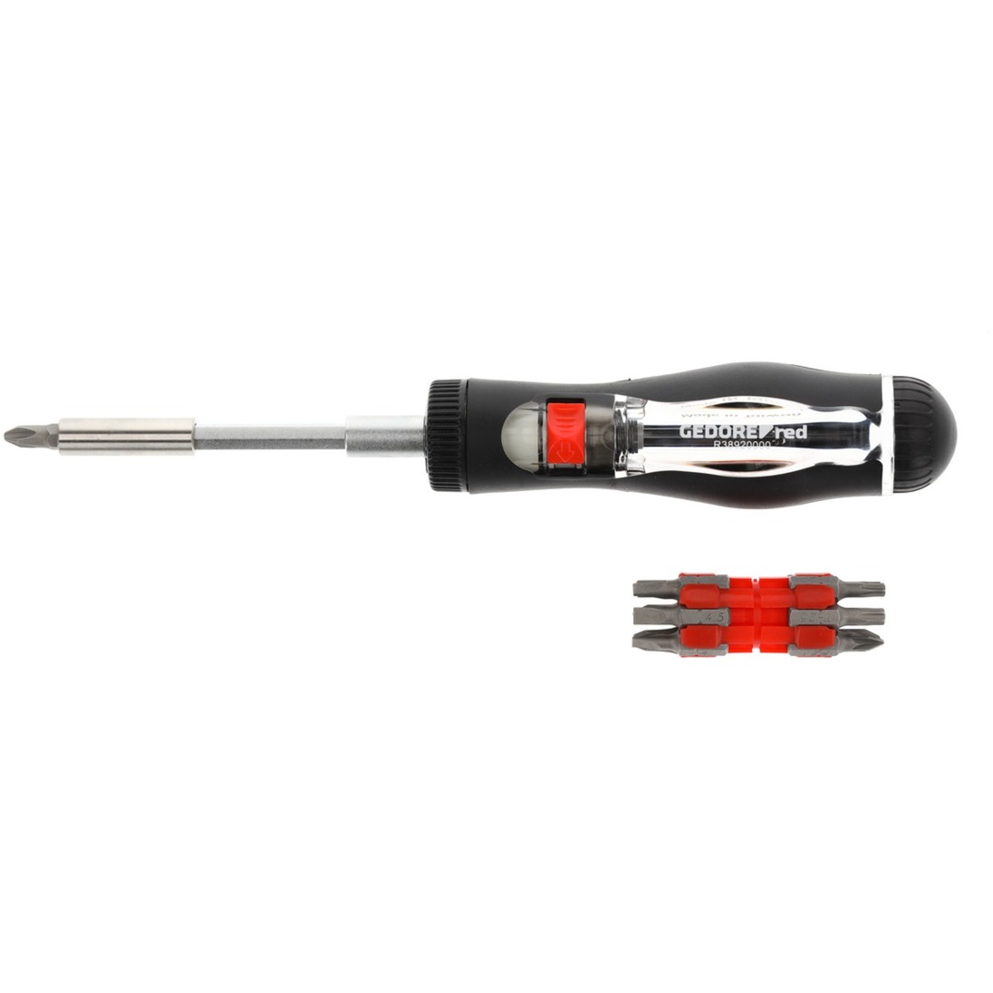 Red Magazin-Knarrenschraubendreher 13in1, 1/4"