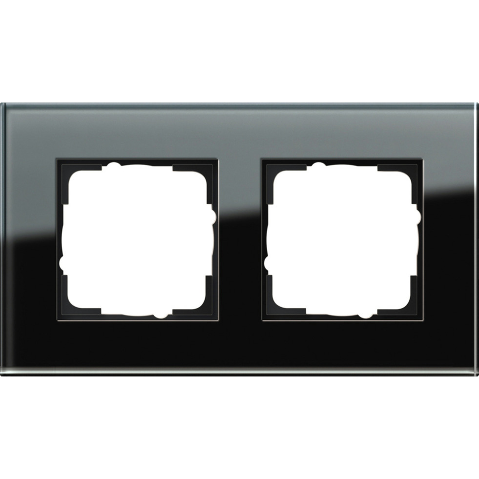 Abdeckrahmen 2-fach Glas