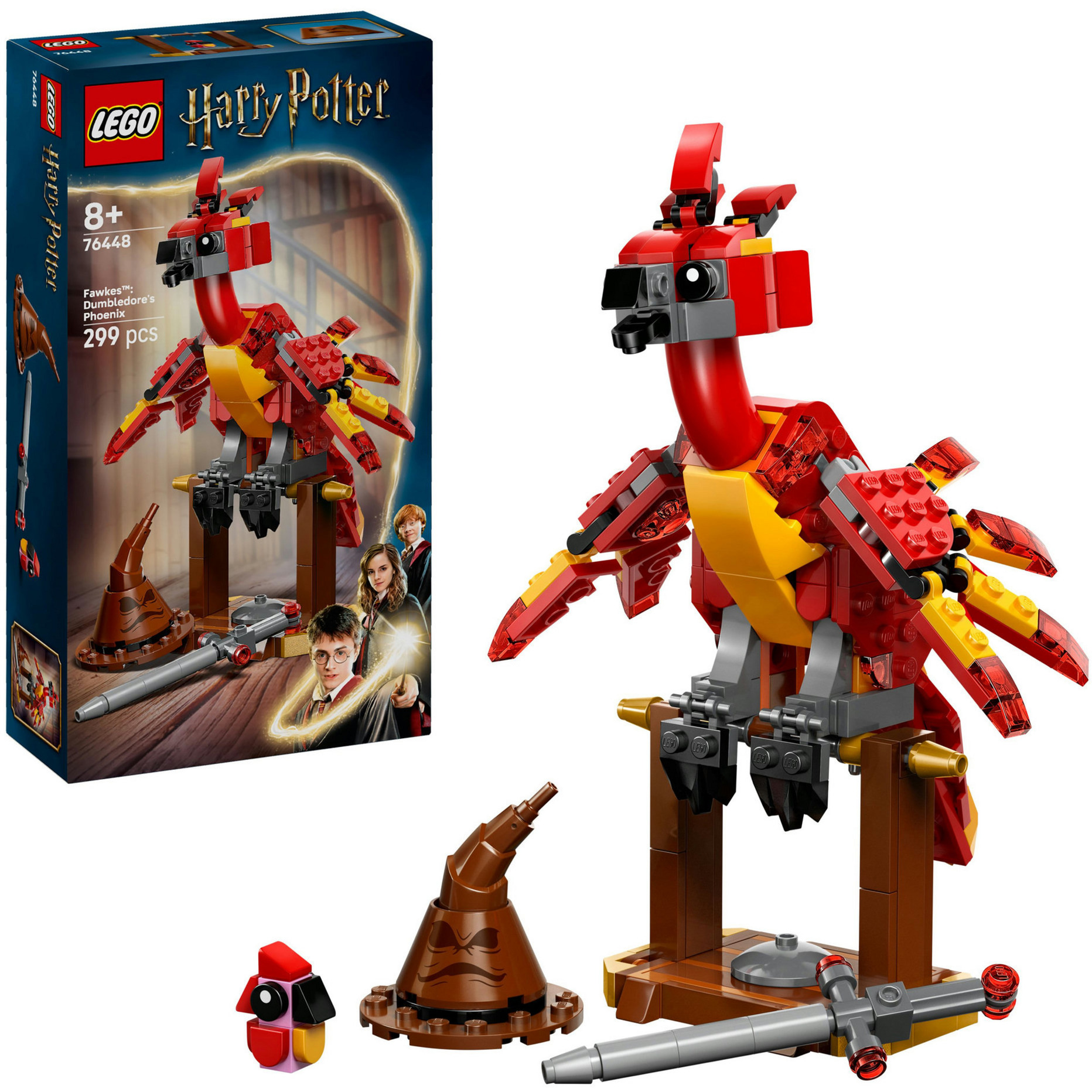 76448 Harry Potter Fawkes: Dumbledores Phönix, Konstruktionsspielzeug