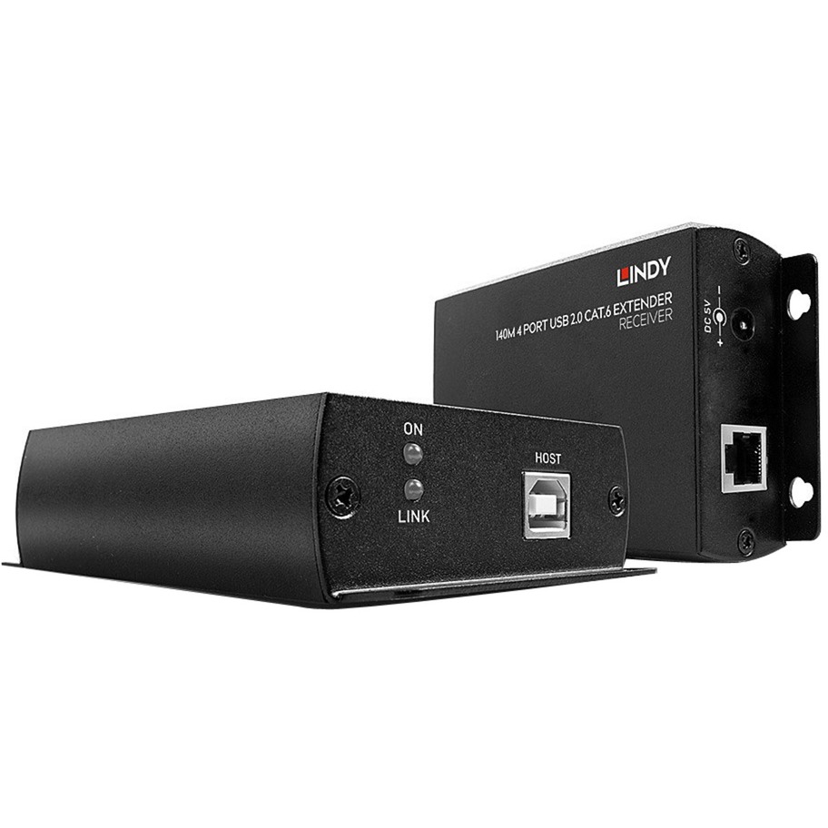 Lindy 140m 4 Port USB 2.0 Cat.6 Extender, USB-Extender | 04002888427104 Lindy 140m 4 Port USB 2.0 Cat.6 Extender, USB-Extender | 04002888427104