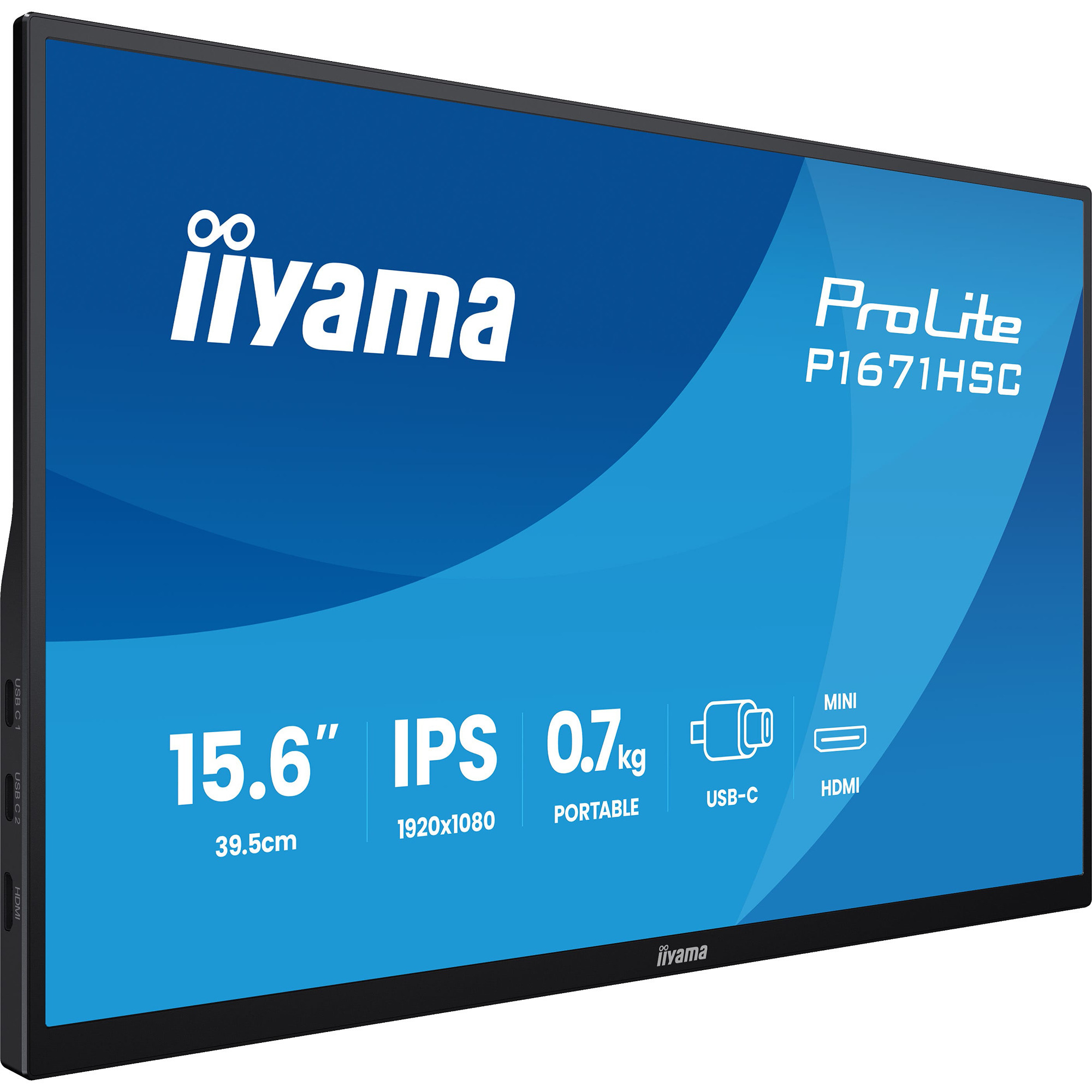 P1671HSC-B1, LED-Monitor