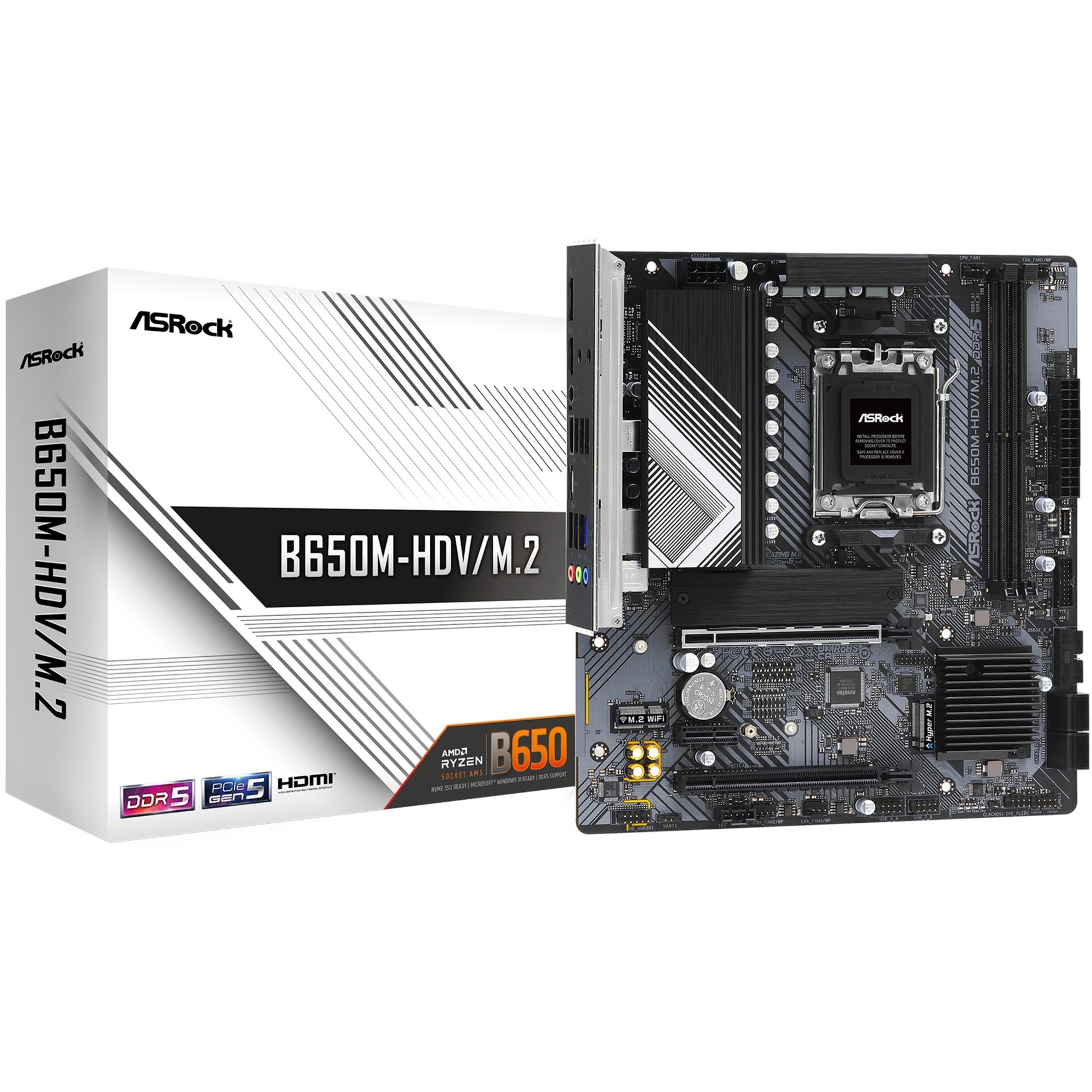 ASRock B650M-HDV/M.2, Mainboard | 04710483942693 ASRock B650M-HDV/M.2, Mainboard | 04710483942693