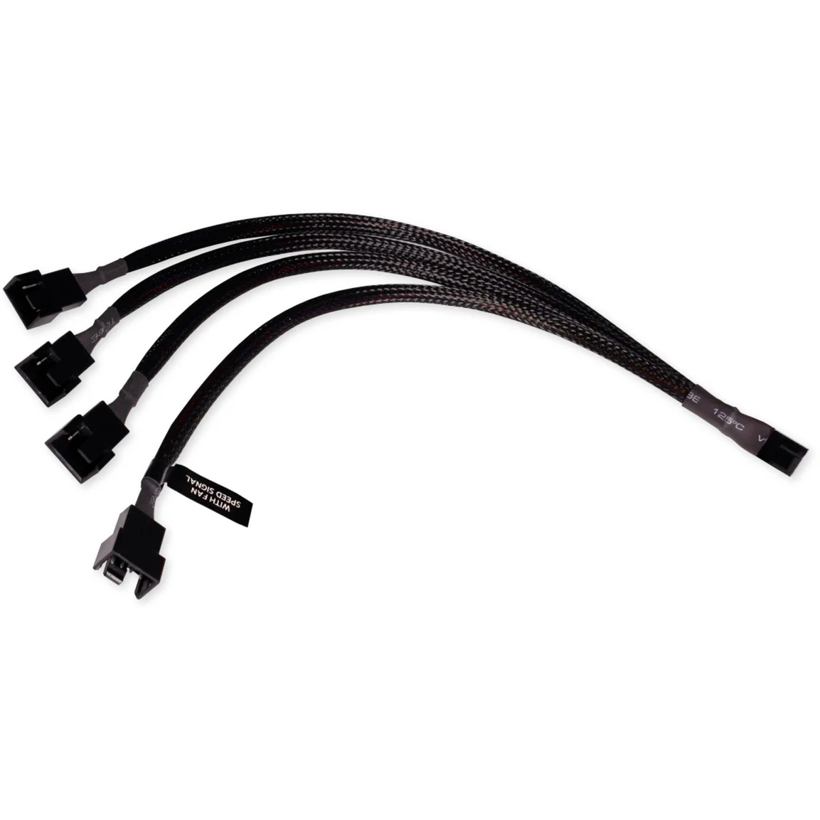 Alphacool Y-Kabelsplitter 4-Pin auf 4x 4-Pin PWM, 30cm | 04250197186834 Alphacool Y-Kabelsplitter 4-Pin auf 4x 4-Pin PWM, 30cm | 04250197186834