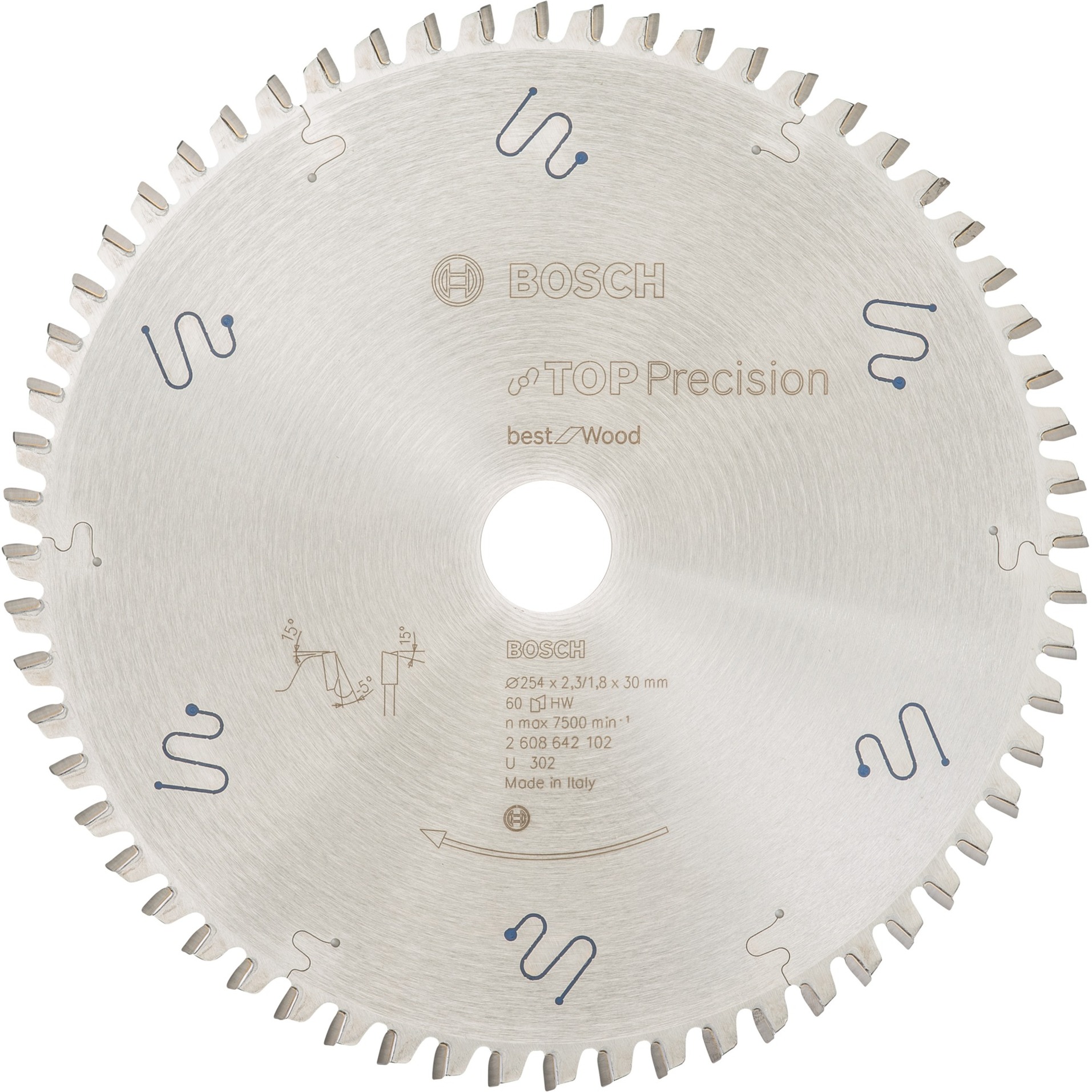 Kreissägeblatt Best for Wood, Ø 254mm, 60Z