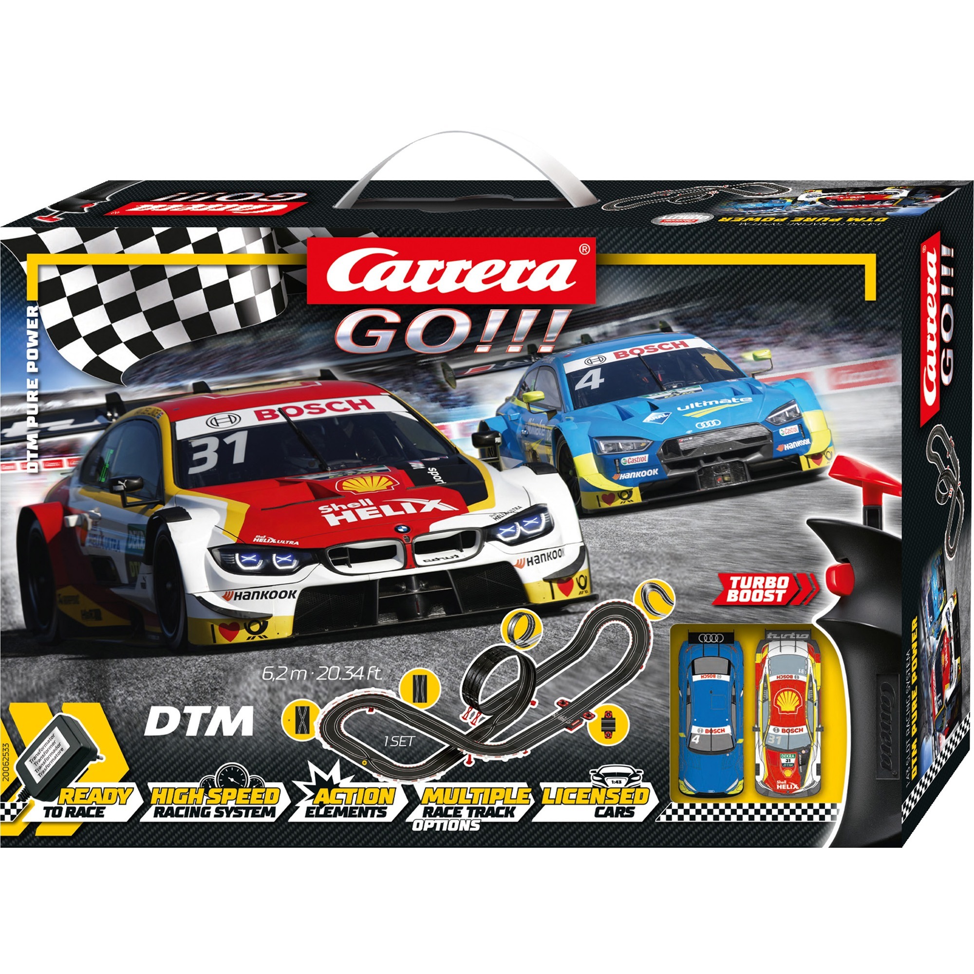Spielzeug: Carrera GO!!! DTM Pure Power, Rennbahn