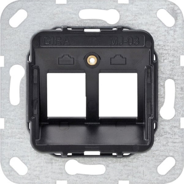 Modular Jack 3 2-fach Unterputz Tragring