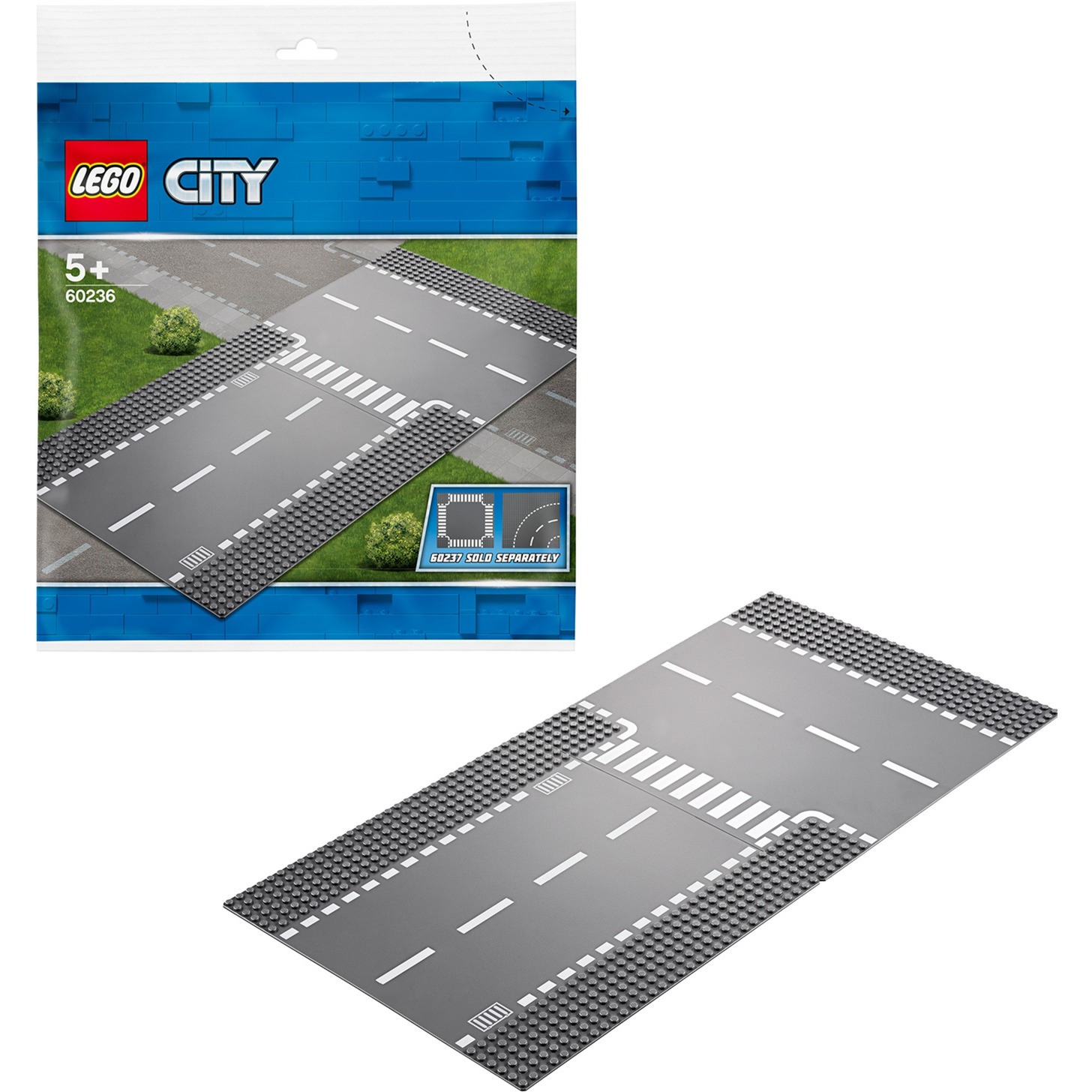 Lego 60236 City Gerade und T-Kreuzung, Konstruktionsspielzeug | 05702016369786 Lego 60236 City Gerade und T-Kreuzung, Konstruktionsspielzeug | 05702016369786