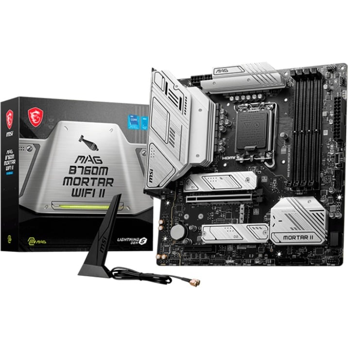MSI MAG B760M MORTAR WIFI II, Mainboard | 04711377140119 MSI MAG B760M MORTAR WIFI II, Mainboard | 04711377140119