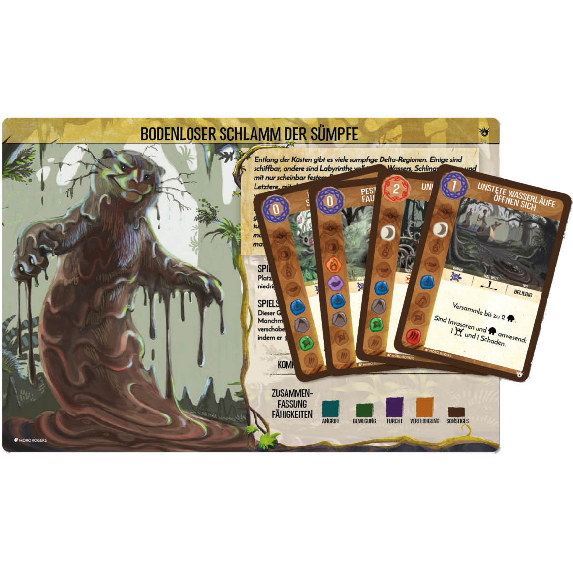 Spirit Island: Bodenloser Schlamm der Sümpfe, Brettspiel