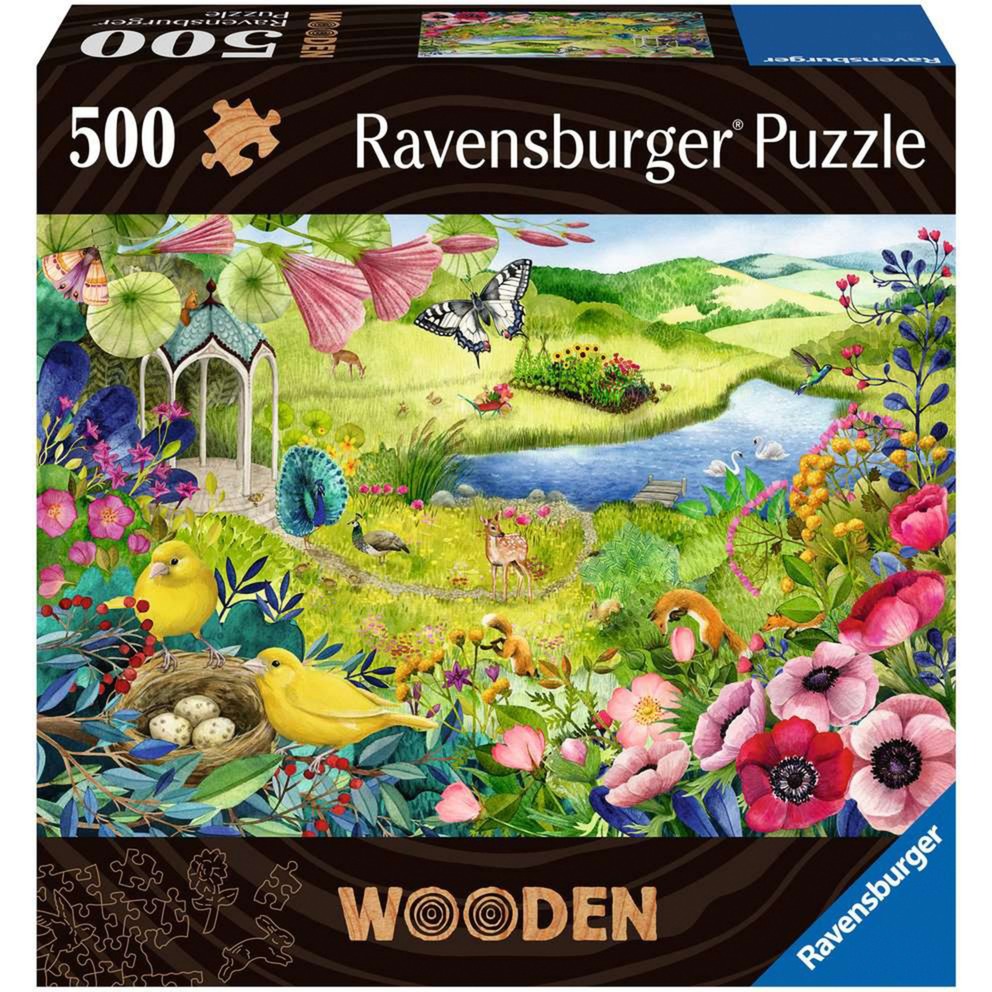 Wooden Puzzle Wilder Garten