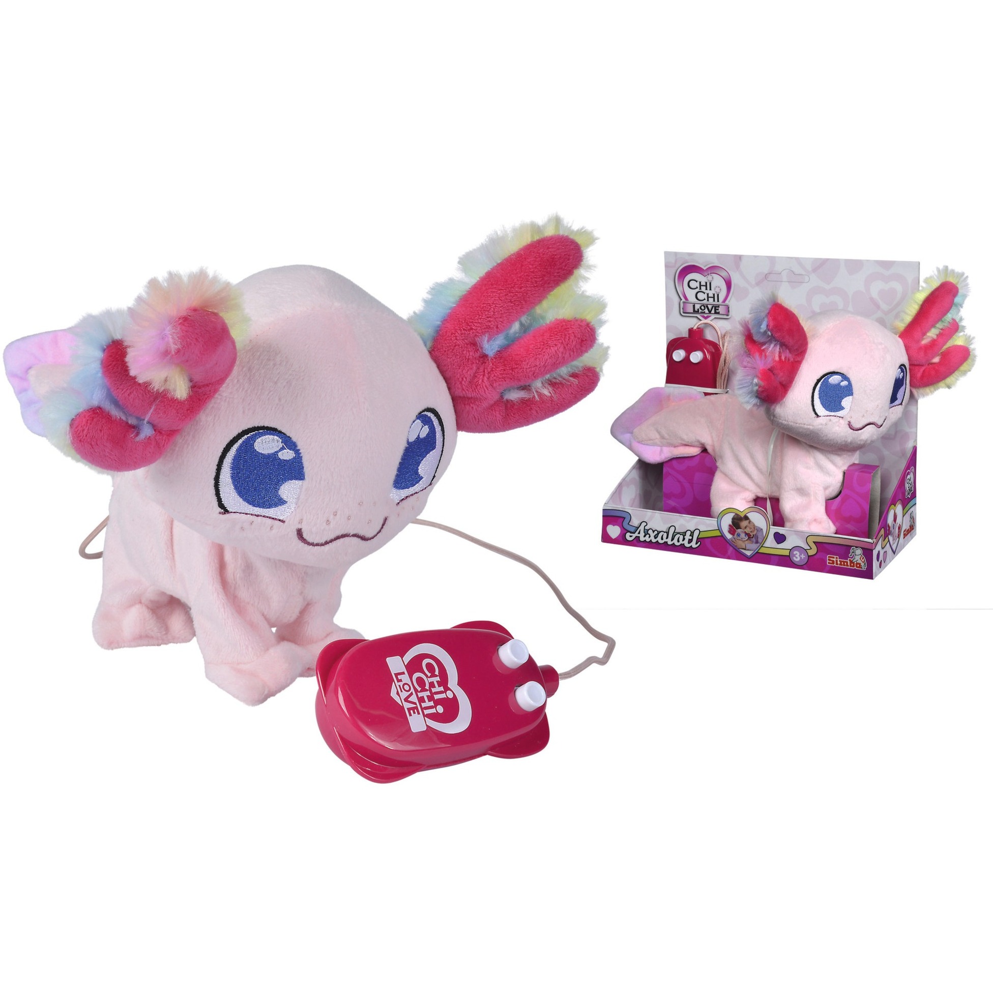 Simba ChiChi LOVE Axolotl, Kuscheltier | 04006592088477 Simba ChiChi LOVE Axolotl, Kuscheltier | 04006592088477