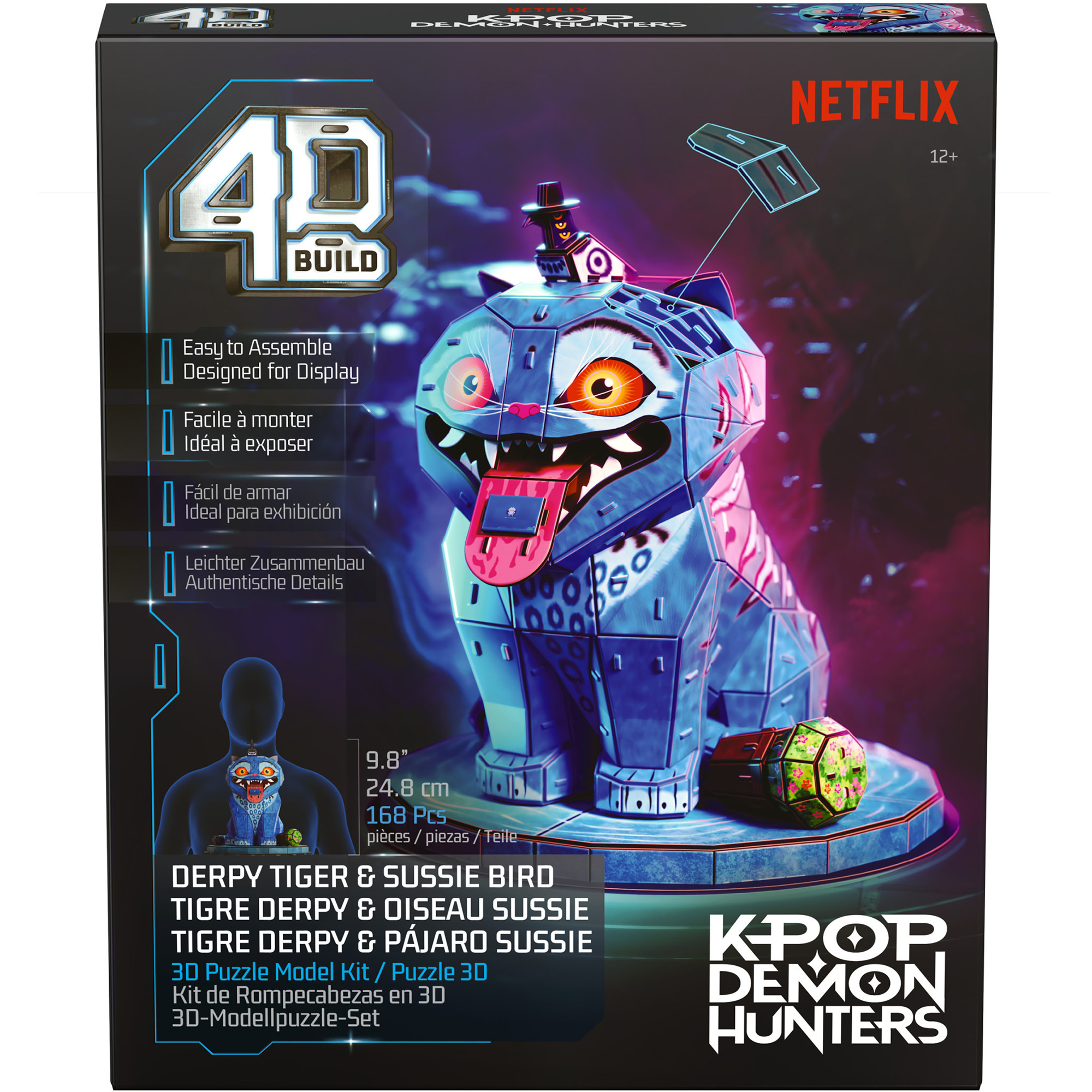 4D Build - K-Pop Demon Hunters - Derpy Tiger und Sussie Vogel , Modellbau