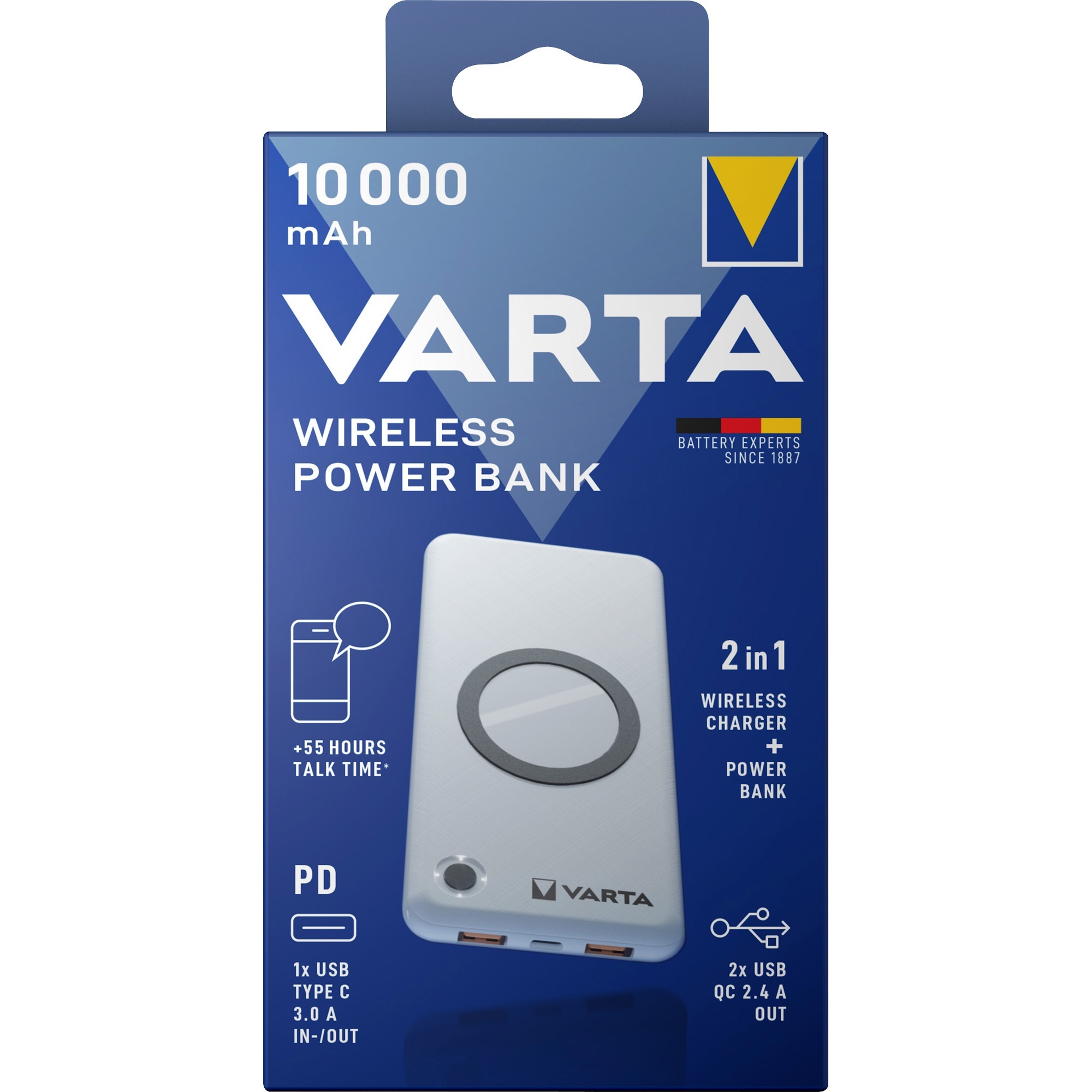 Wireless Powerbank 10.000