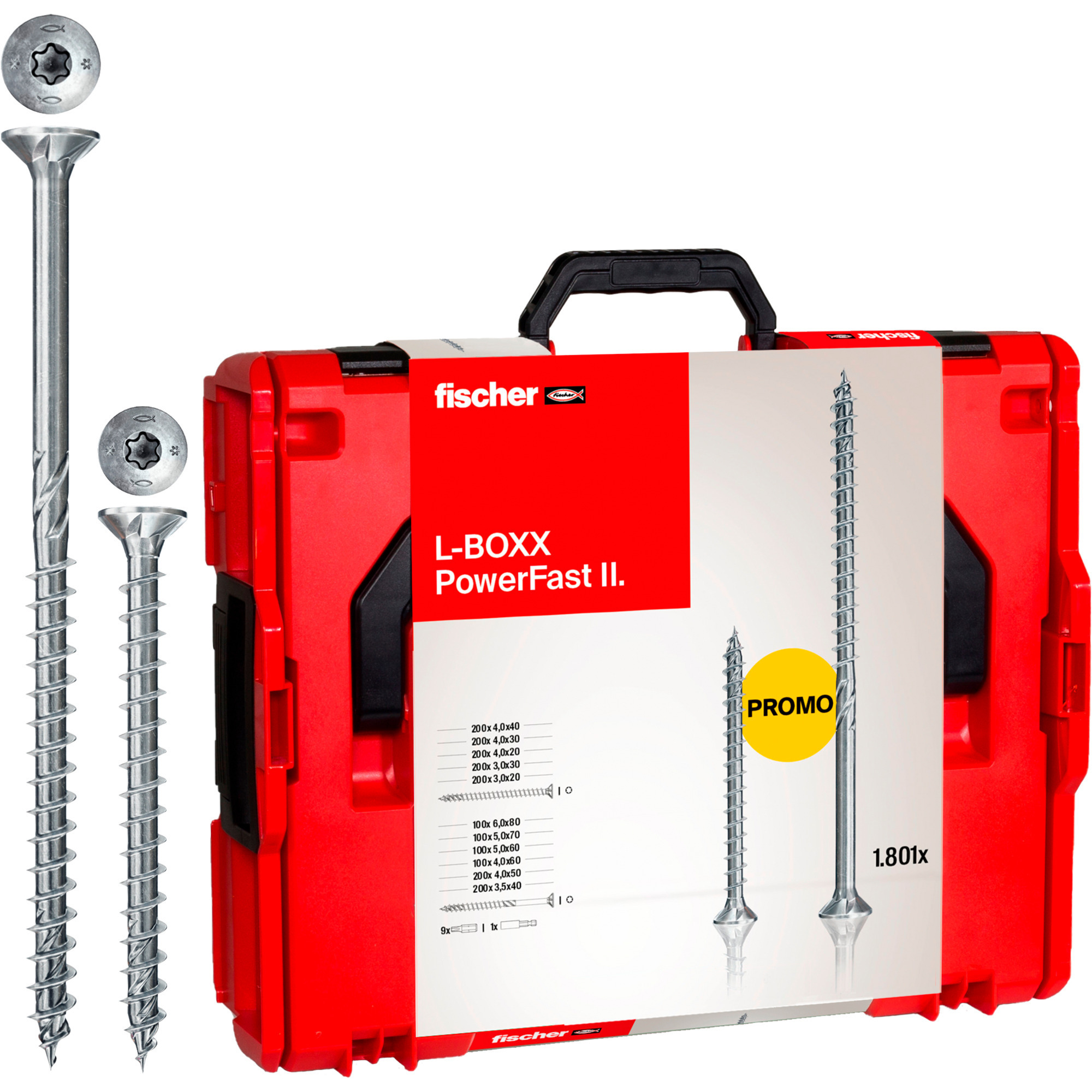Aktion L-BOXX 102 Power-Fast II TX, Schrauben-Set