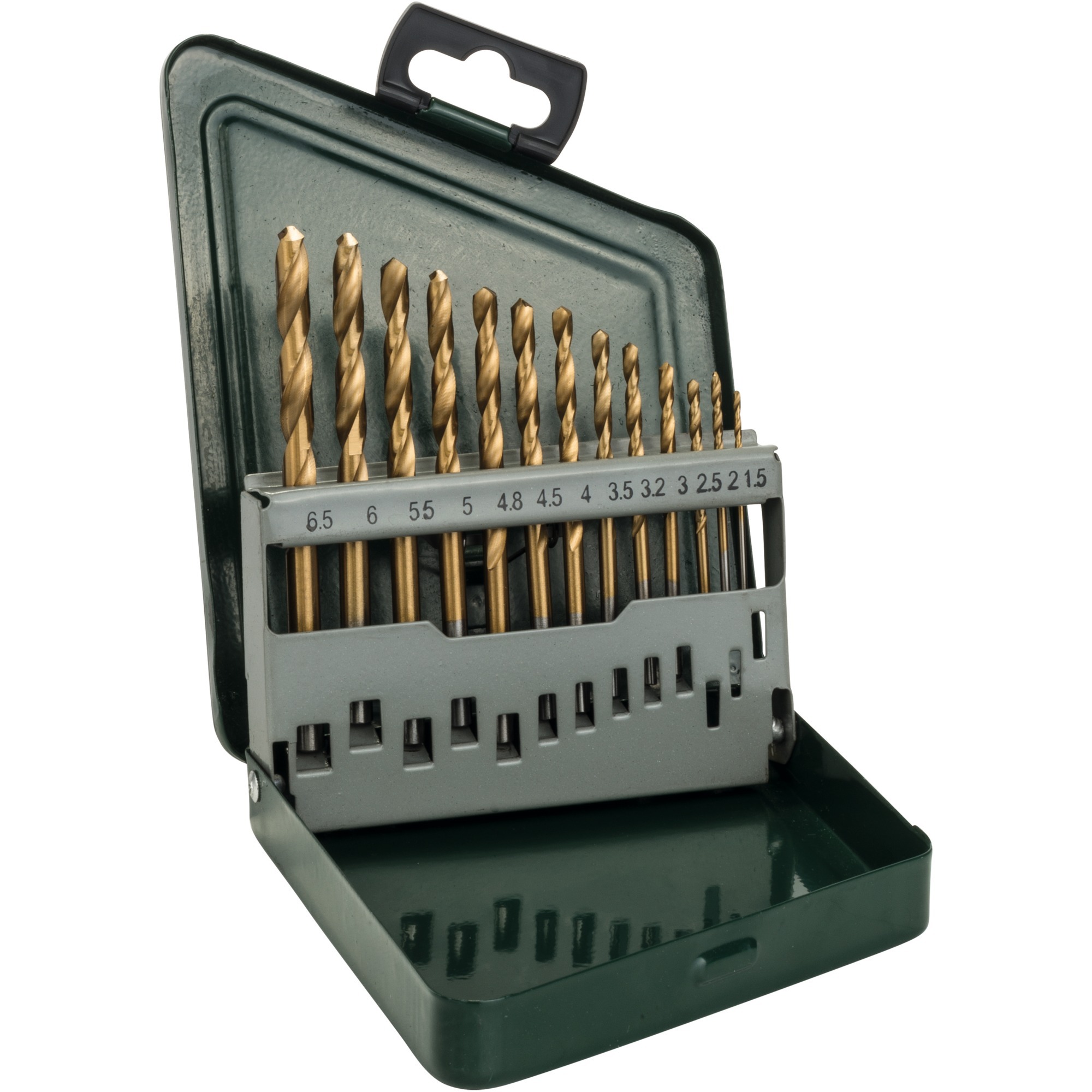 Metallbohrer-Satz Titanium, 13-teilig