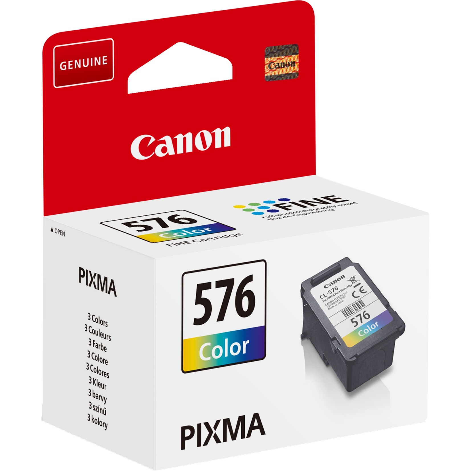 Canon Original CL-576 Druckerpatrone - cyan, magenta, gelb (5442C001)