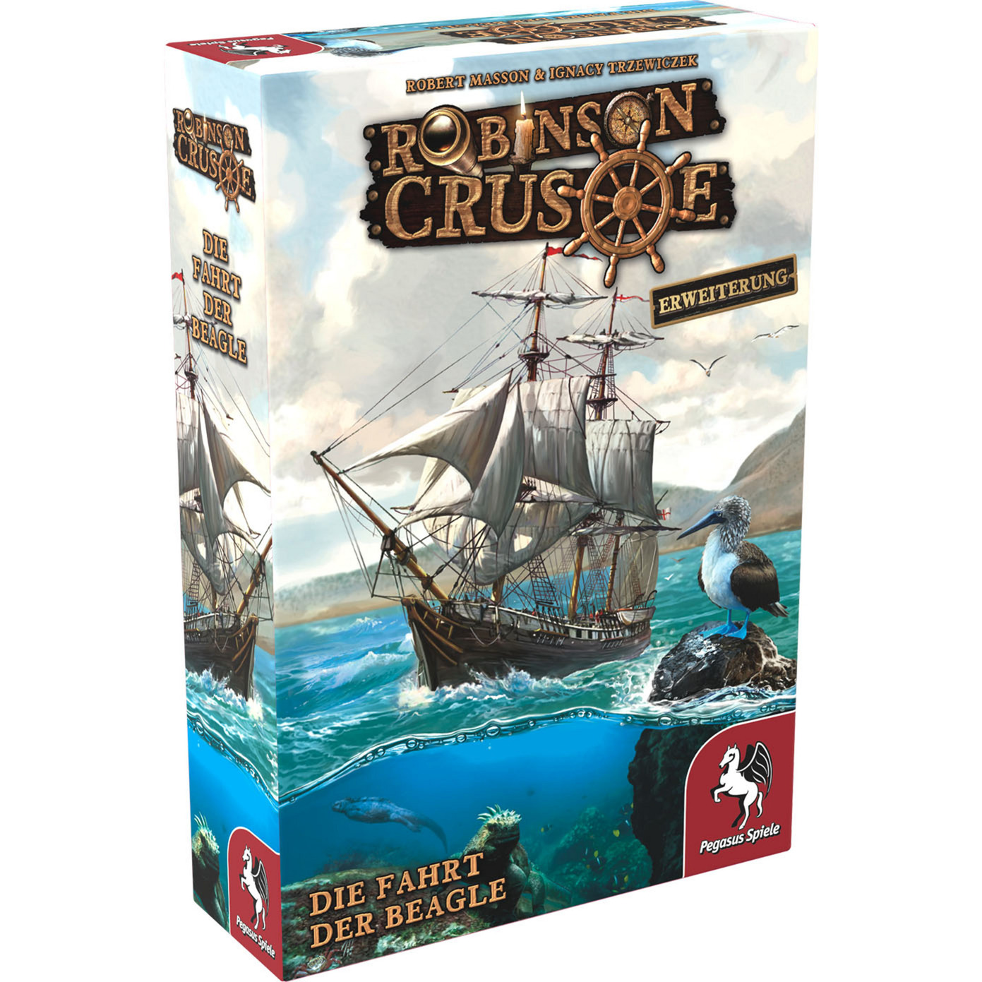 Robinson Crusoe: Die Fahrt der Beagle, Brettspiel